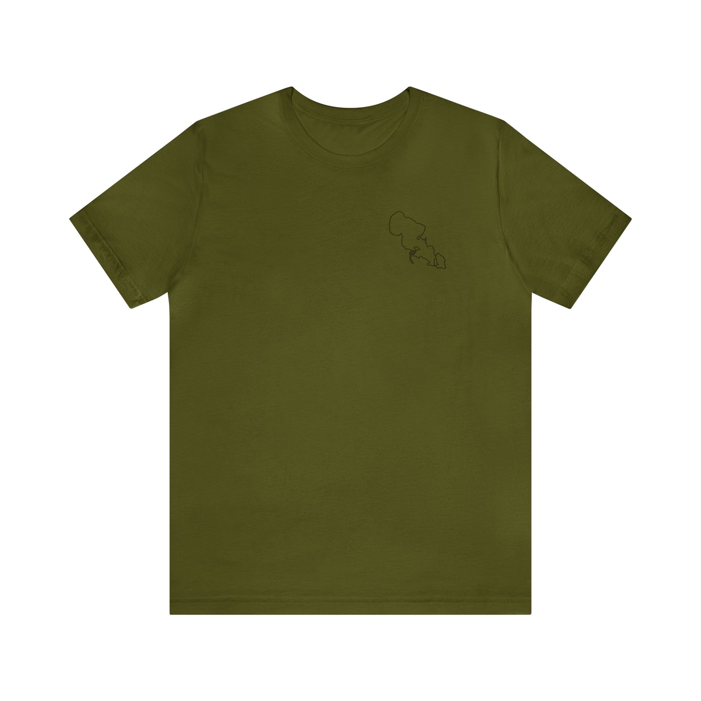 Trolling Motor Fishing Bite or Beer - Lac LaBelle Unisex Lightweight Short Sleeve Tee