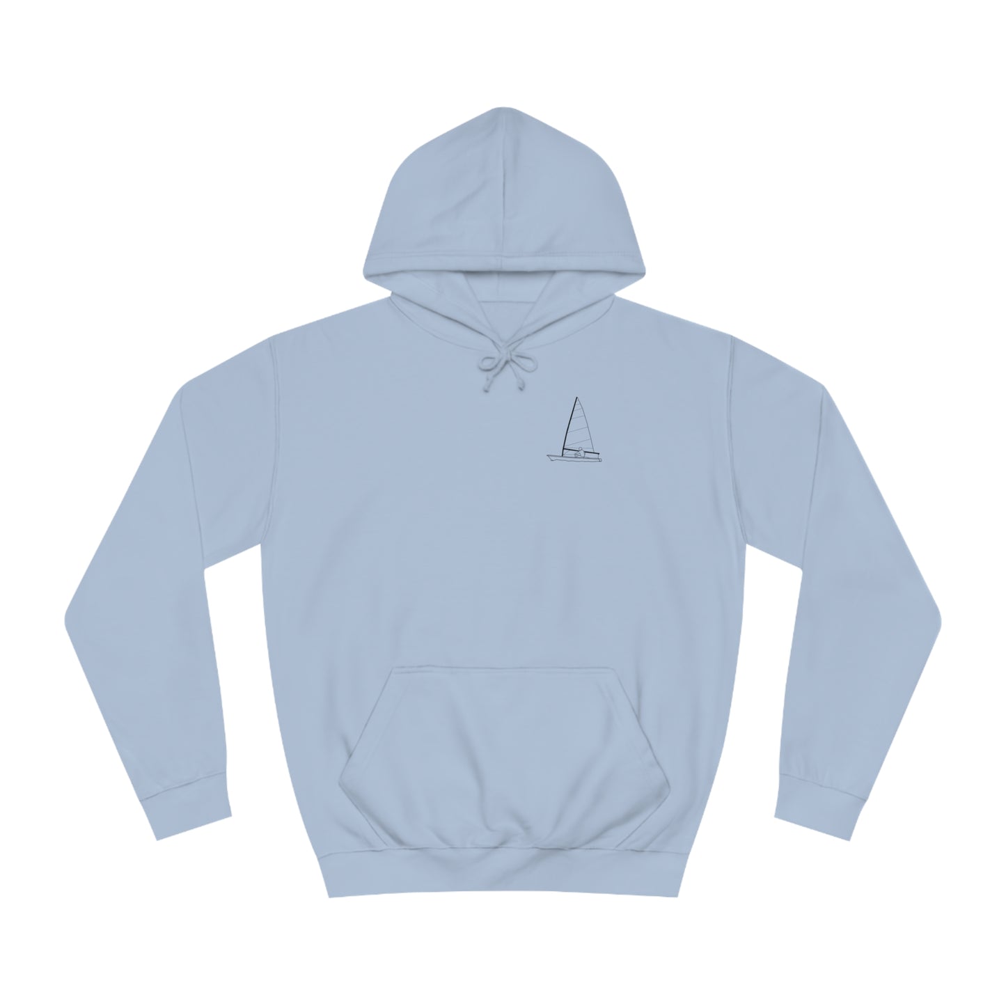 Manitowish Waters Sailboat Patch - Unisex Hoodie Medium Weight