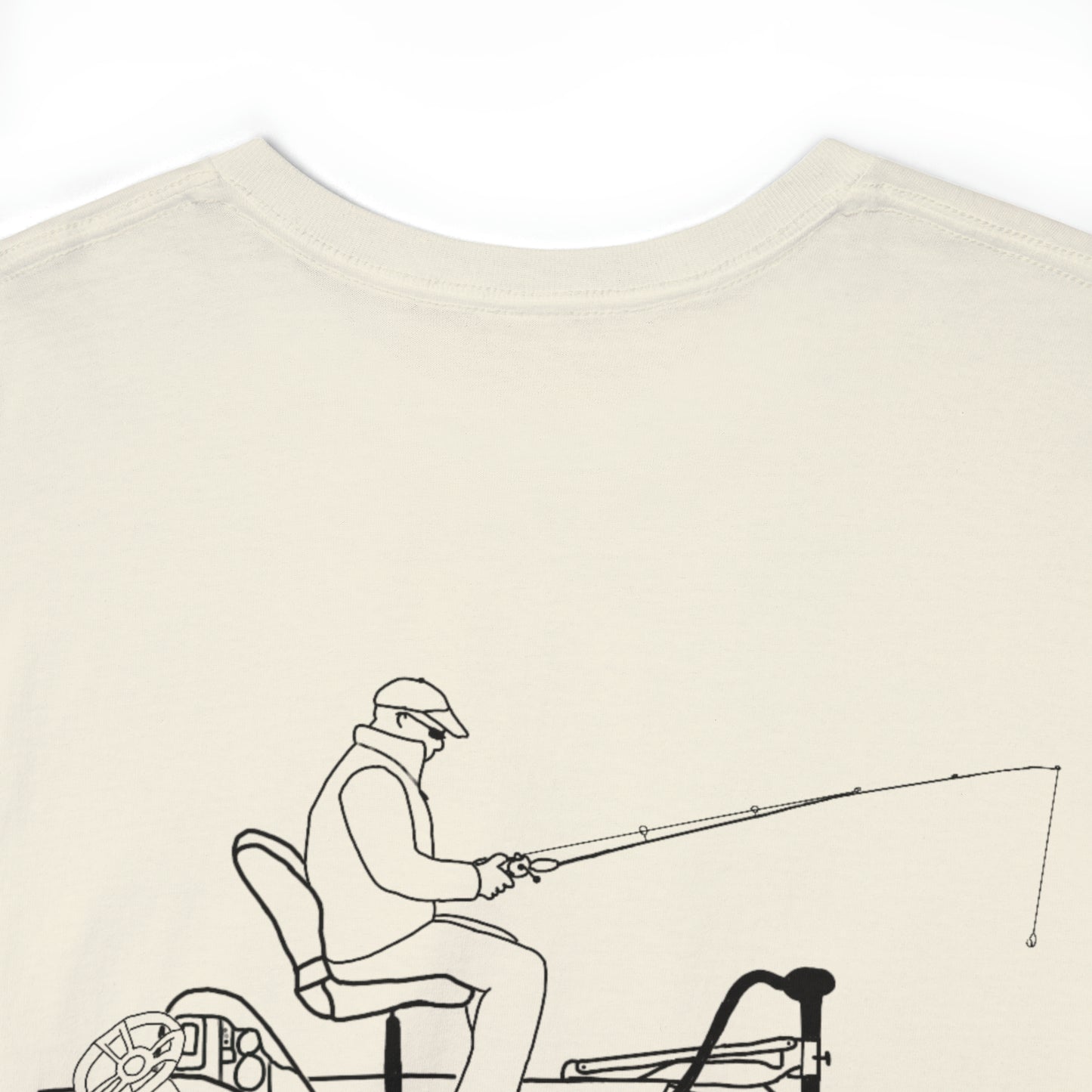 Trolling Motor Fishing - Lac LaBelle Unisex Heavy Tee Shirt