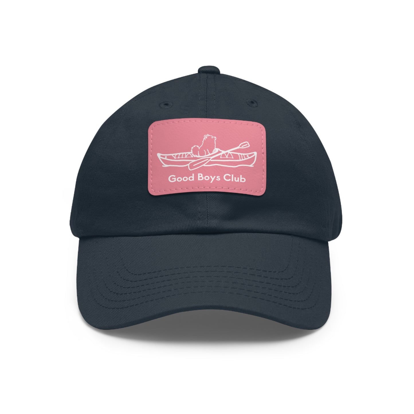 Good Boys Club Pomeranian Kayak Dog - Hat with Leather Patch