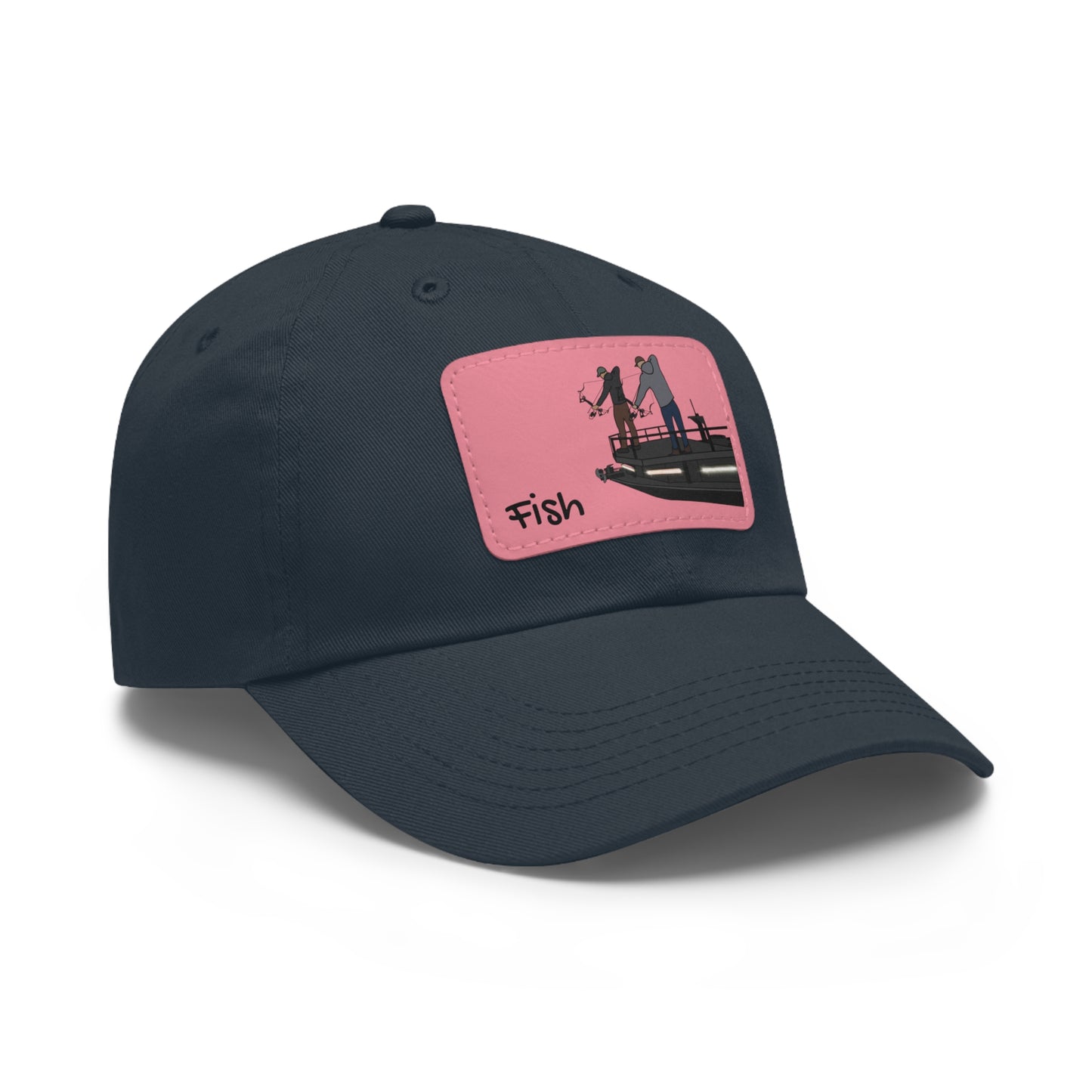 Bow fishing Hat with Leather Patch