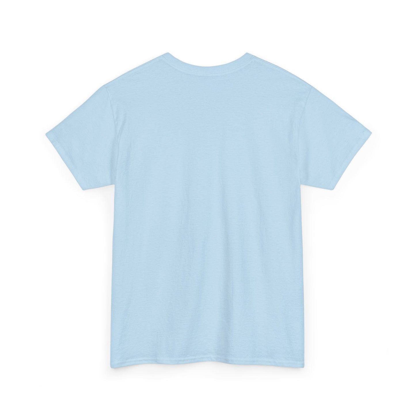 Unisex Heavy Cotton Tee (Kayak Dog Golden Retriever Design)