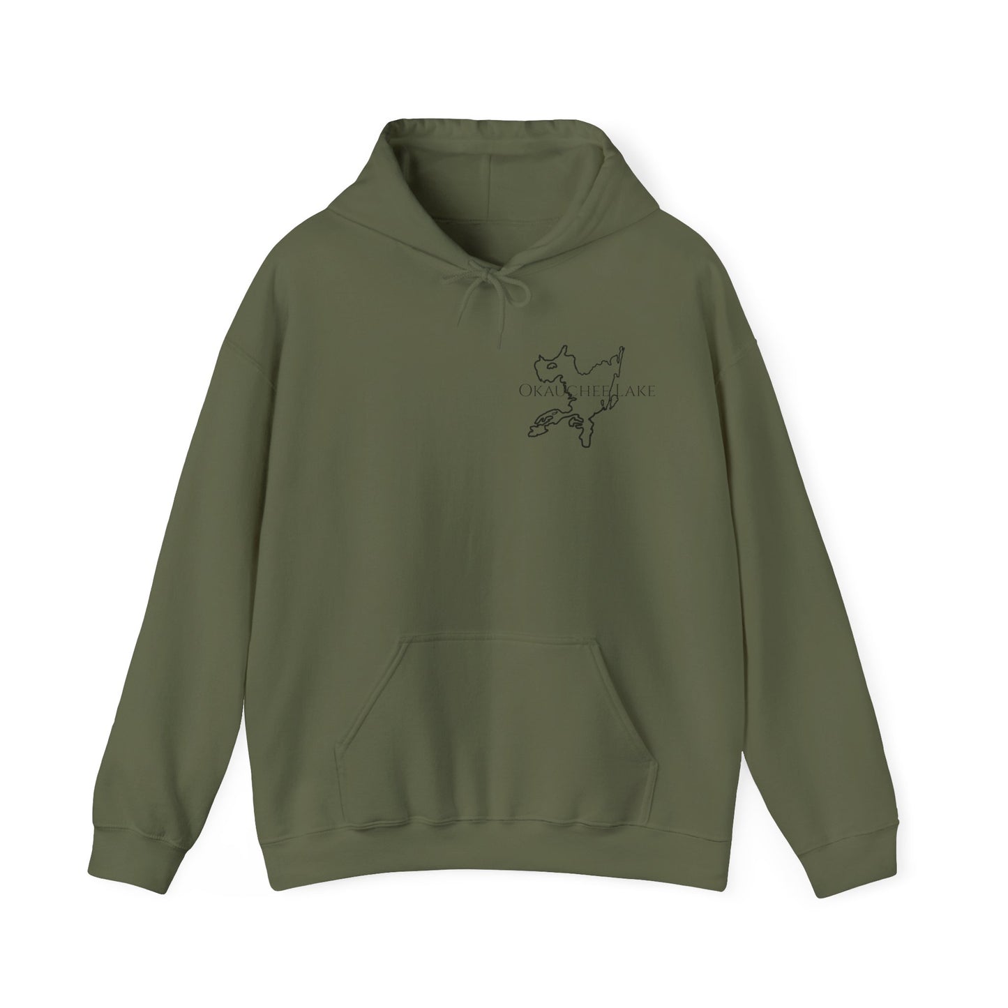 Unisex Heavy Blend Hooded Sweatshirt (Trolling Motor Fishing, Bite or Beer Design)