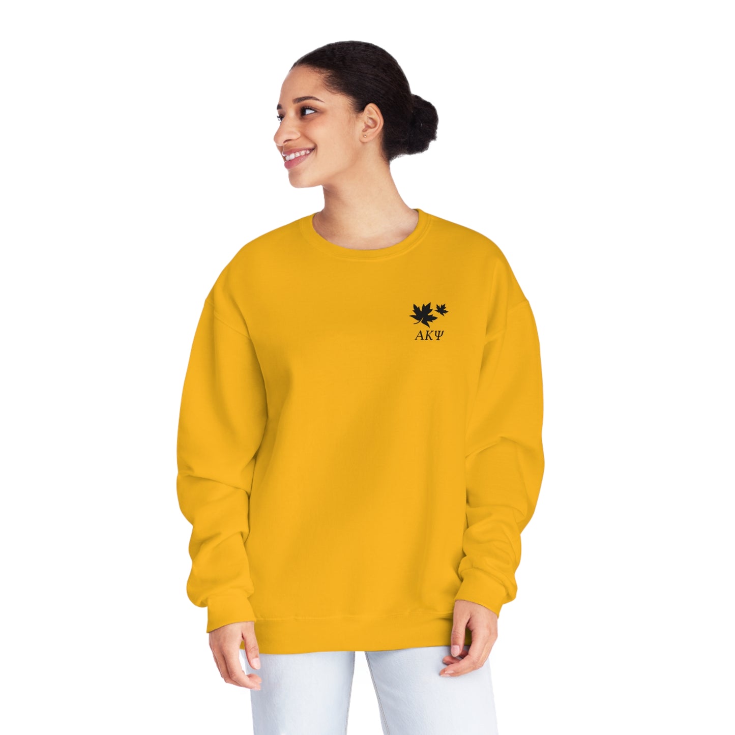 Fall 22 AkPsi With Leaf - Unisex NuBlend® Crewneck Sweatshirt