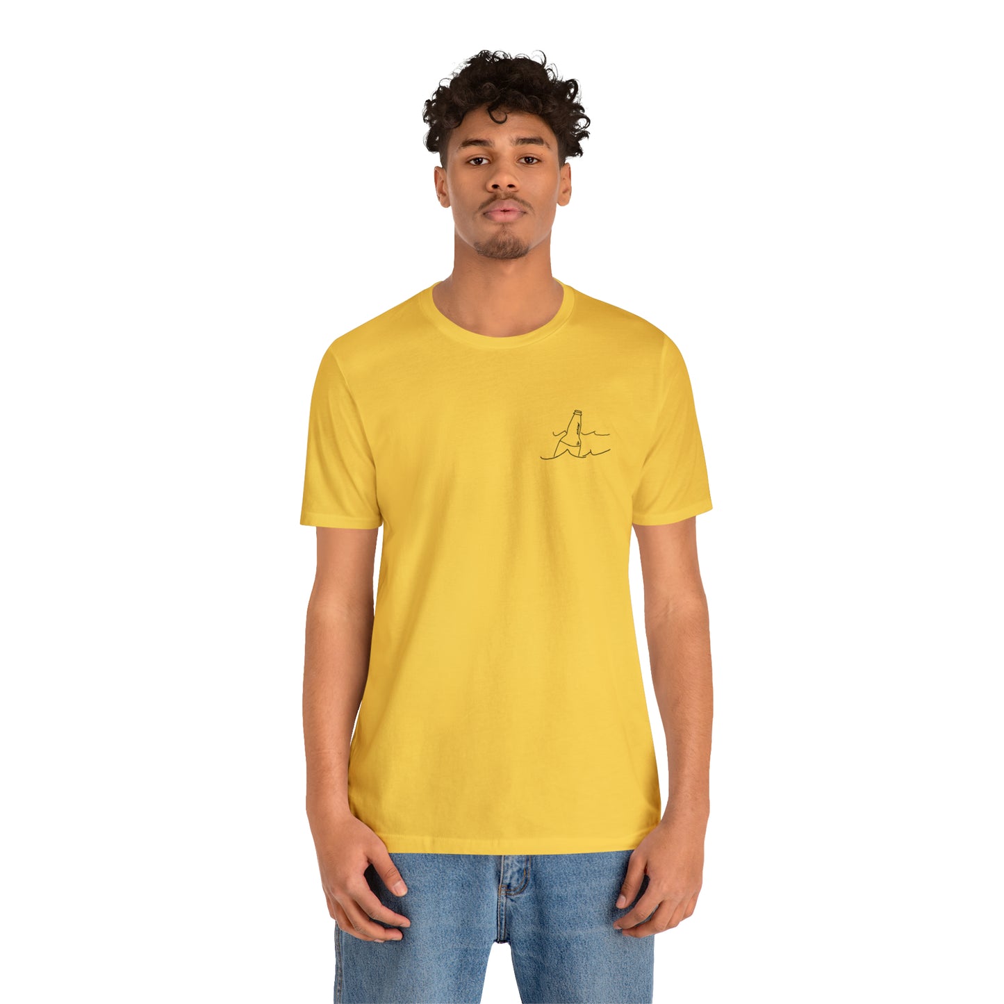 Bottle Patch - lac LaBelle Unisex Lightweight Short Sleeve Tee
