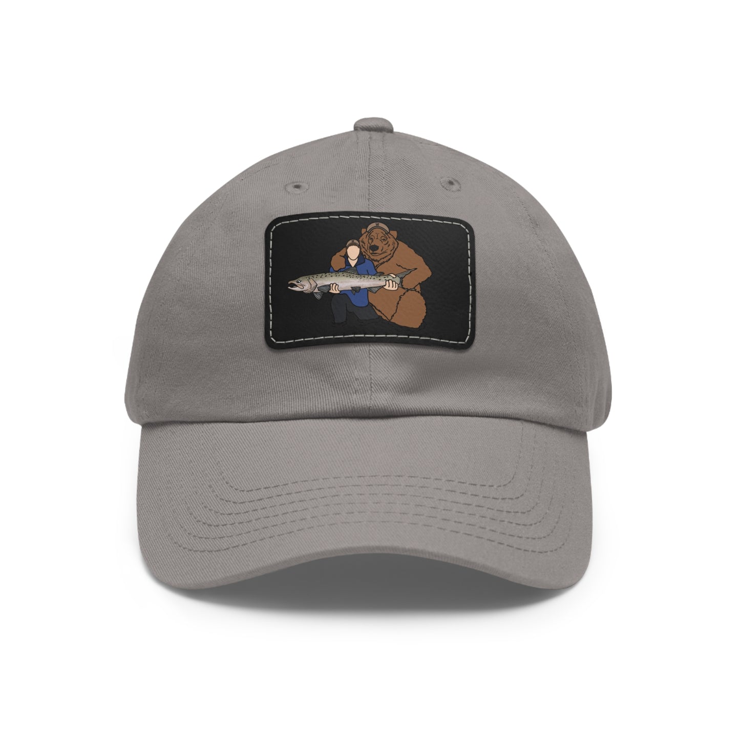 Papa Bear Plain - Hat with Leather Patch
