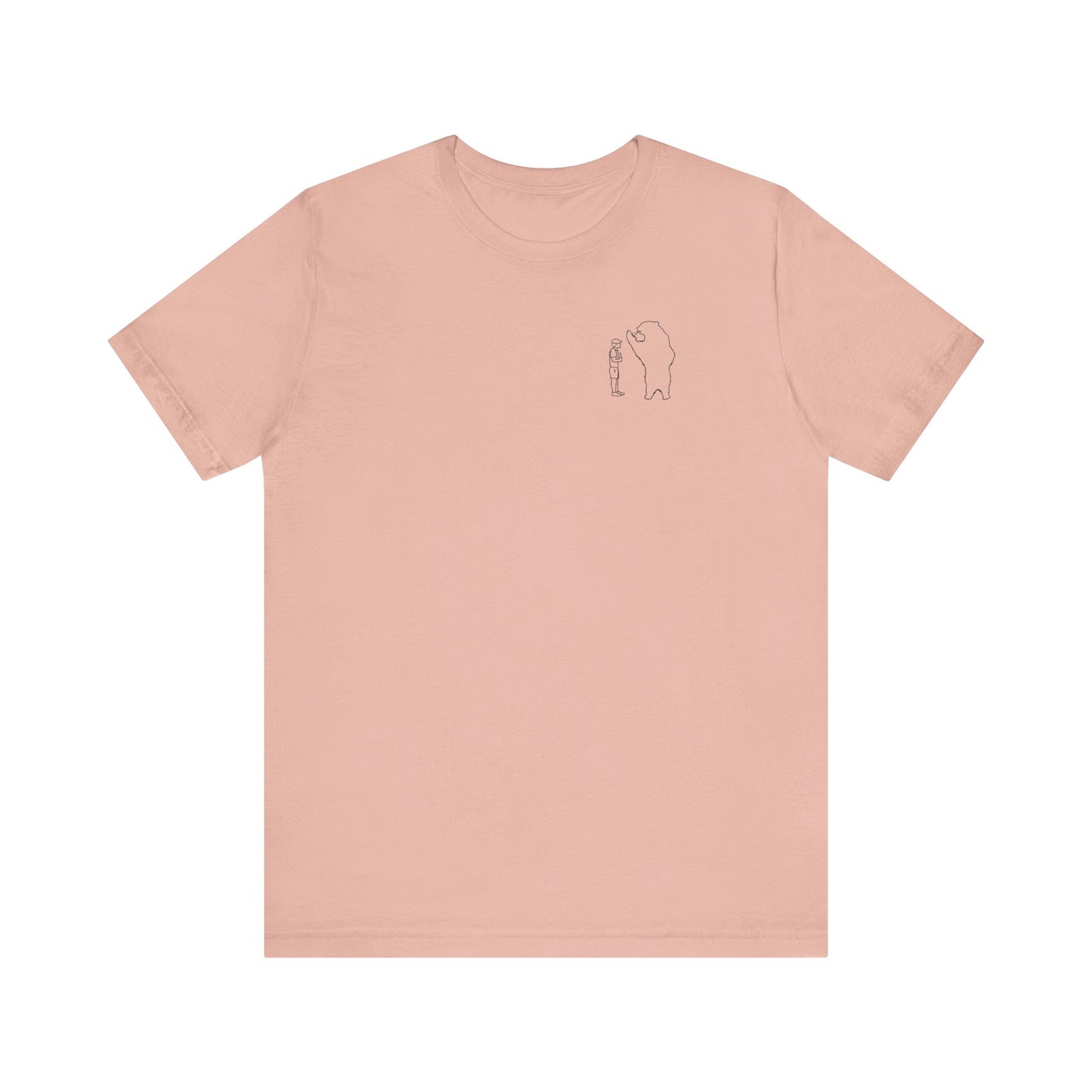 Papa Bear Yellowstone National Park Unisex Lightweight Short Sleeve Tee