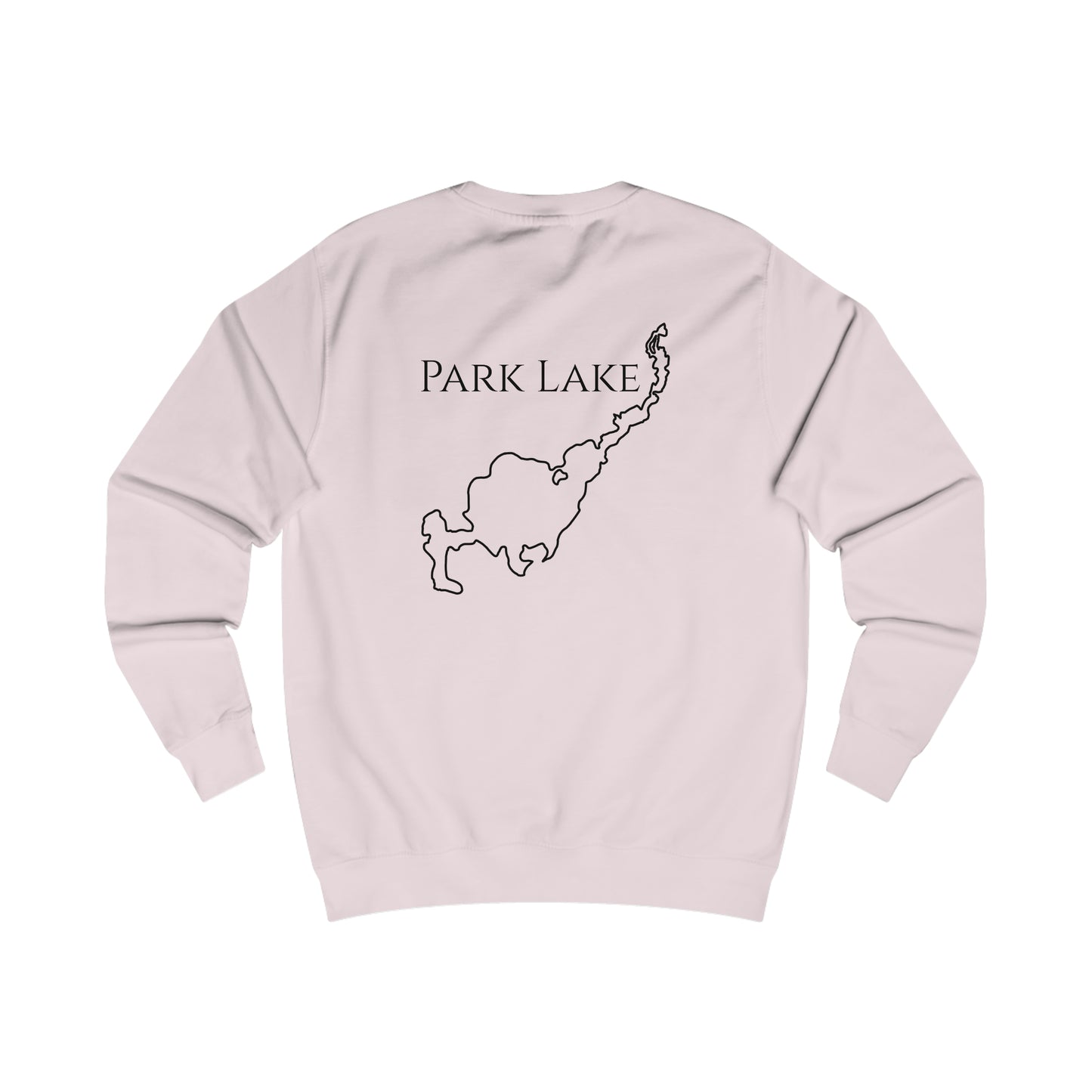 Slalom Ski Girl - Park Lake Men's Crewneck