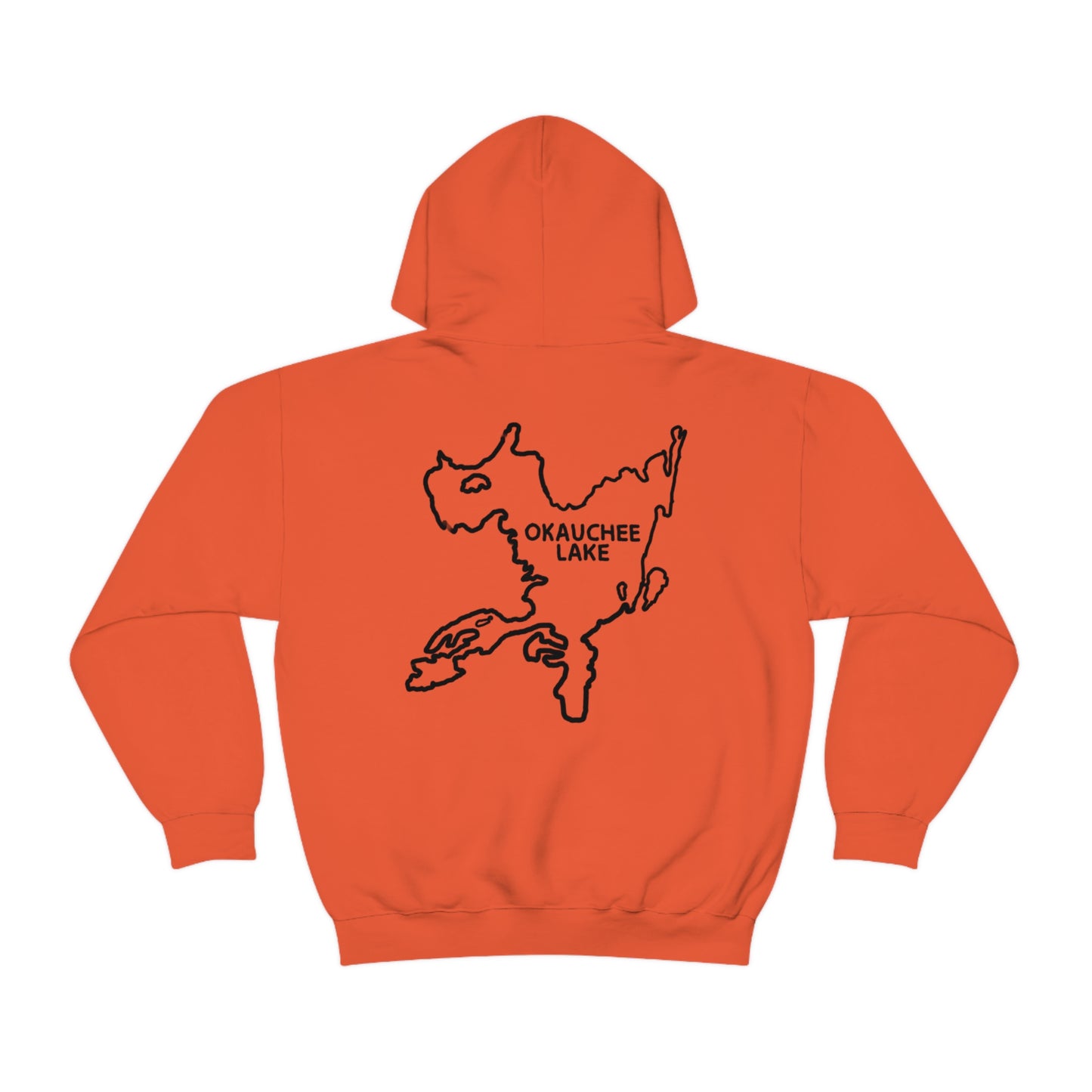 Okauchee Lake, Falling Off Standup Jetski - Unisex Heavy Blend Hooded Sweatshirt
