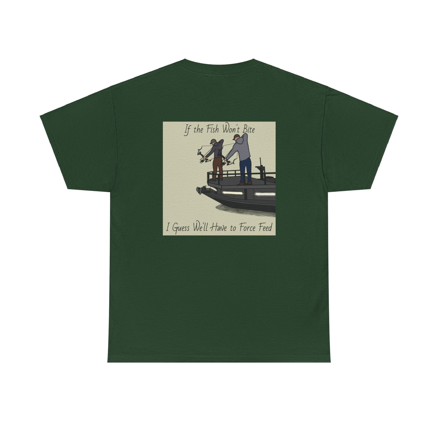 Bow fishing and MW Model - Unisex Heavy Tee Shirt