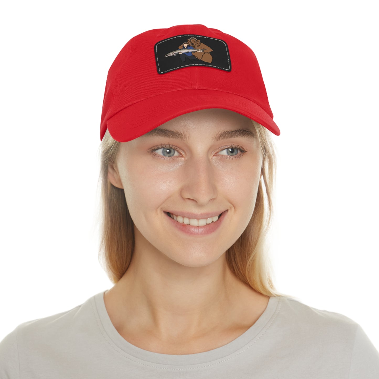 Papa Bear Plain - Hat with Leather Patch