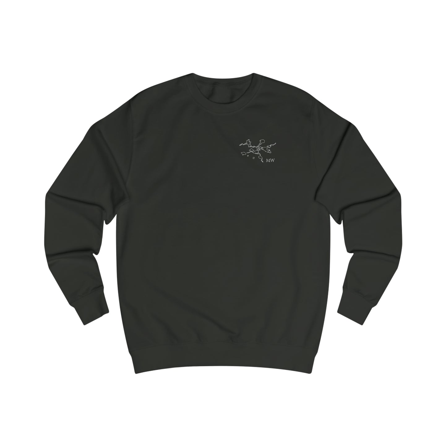 Manitowish Waters Plain Men's Crewneck