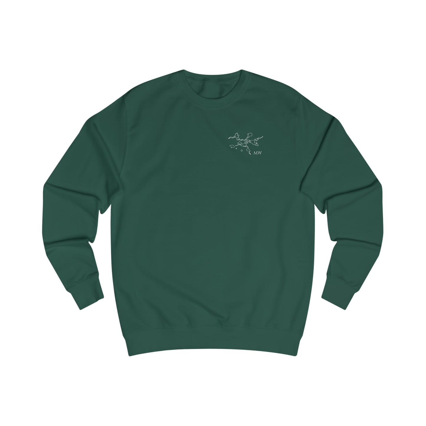 Manitowish Waters Plain Men's Crewneck