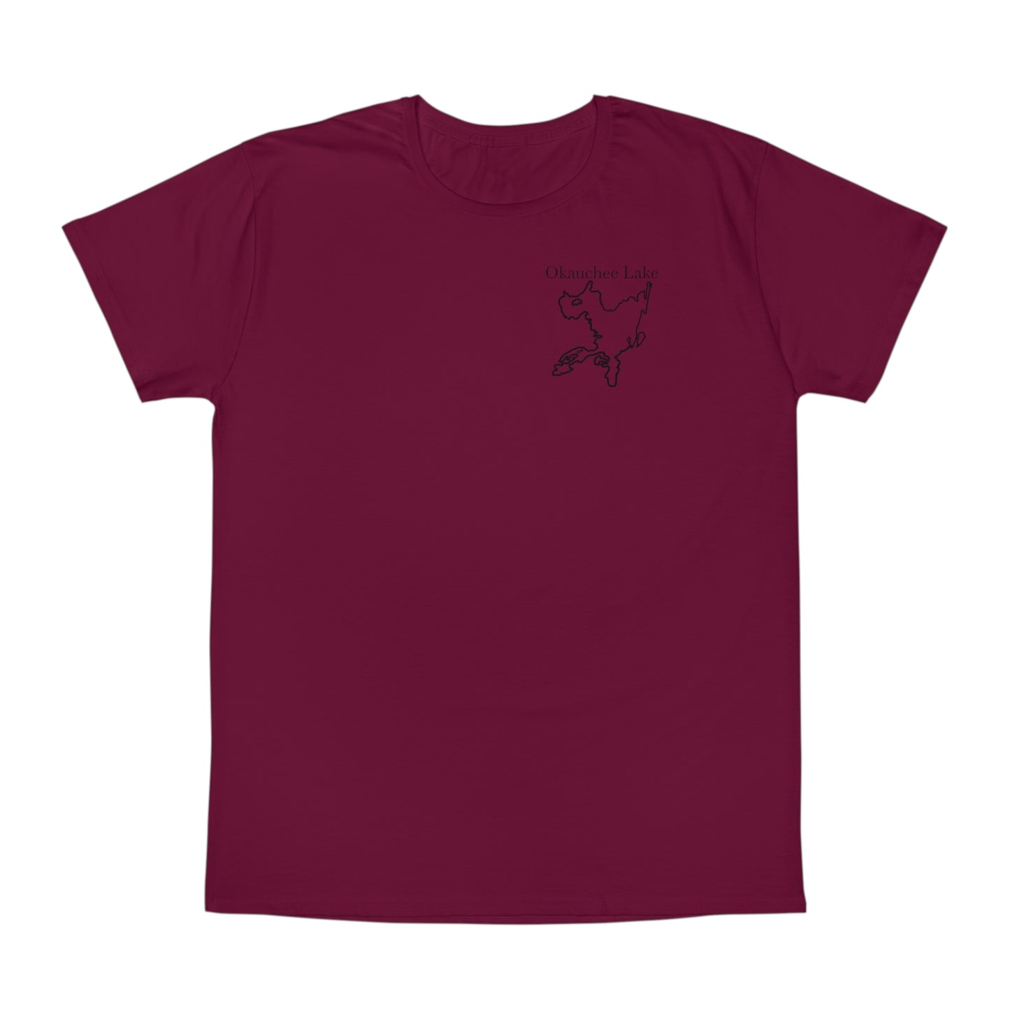 Okauchee Lake, kayak back - Unisex Lightweight short sleeve