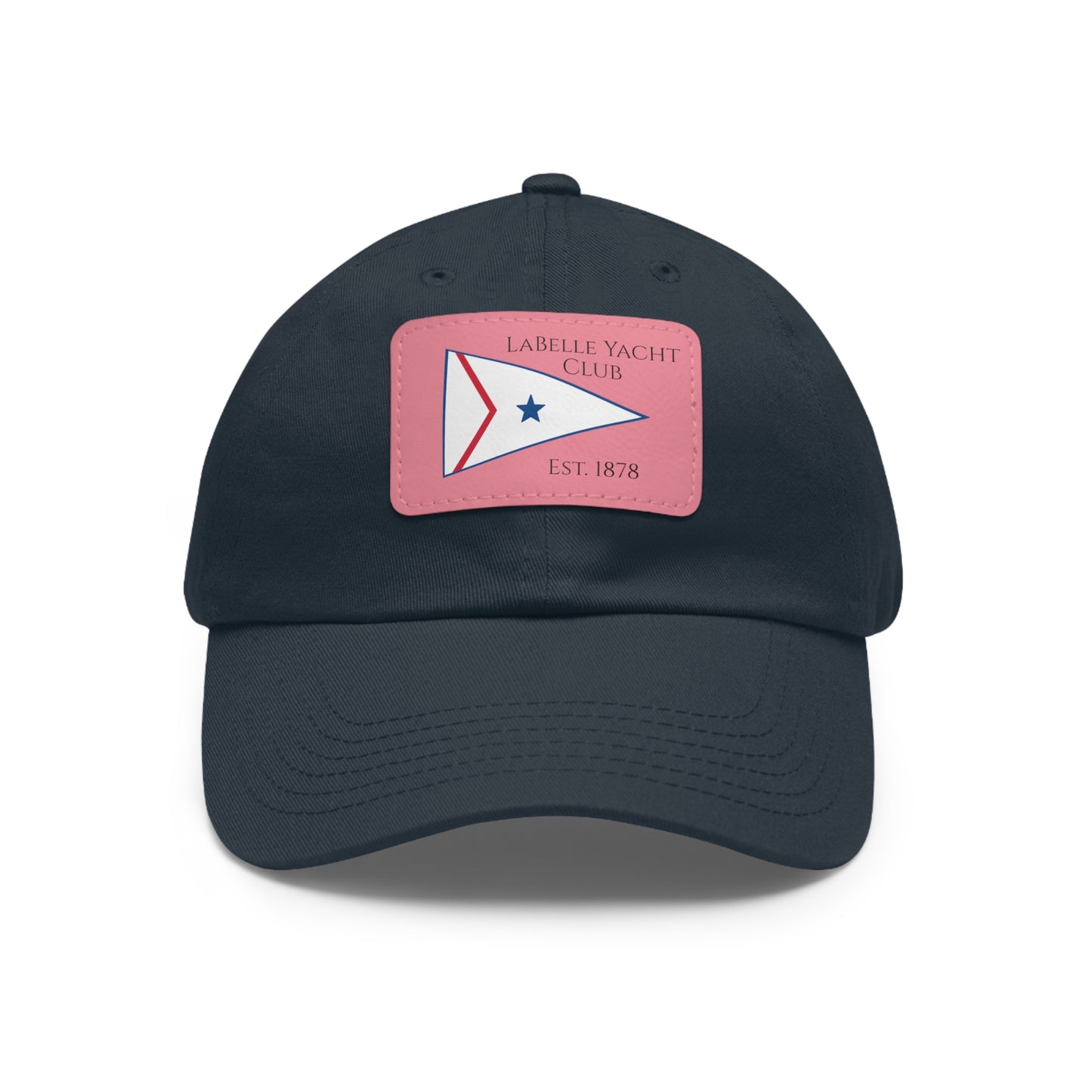 LaBelle Yacht Club Embroidered Hat with Leather Patch