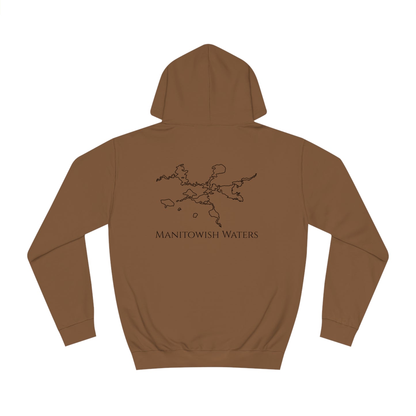 Manitowish Waters Pontoon Boat Family Front Patch - Unisex Hoodie Medium Weight