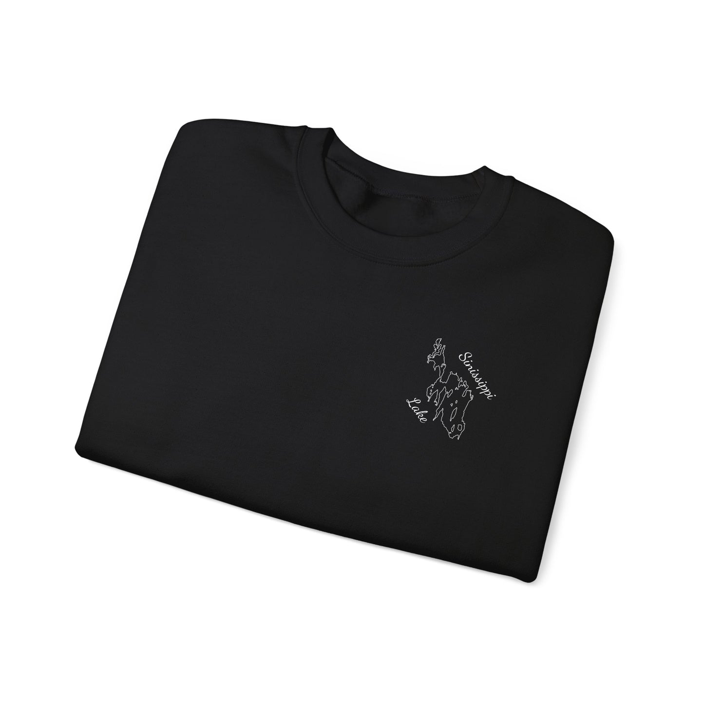 Paddle Board Girl - Sinissippi Lake Unisex Heavy Blend™ Crewneck Sweatshirt