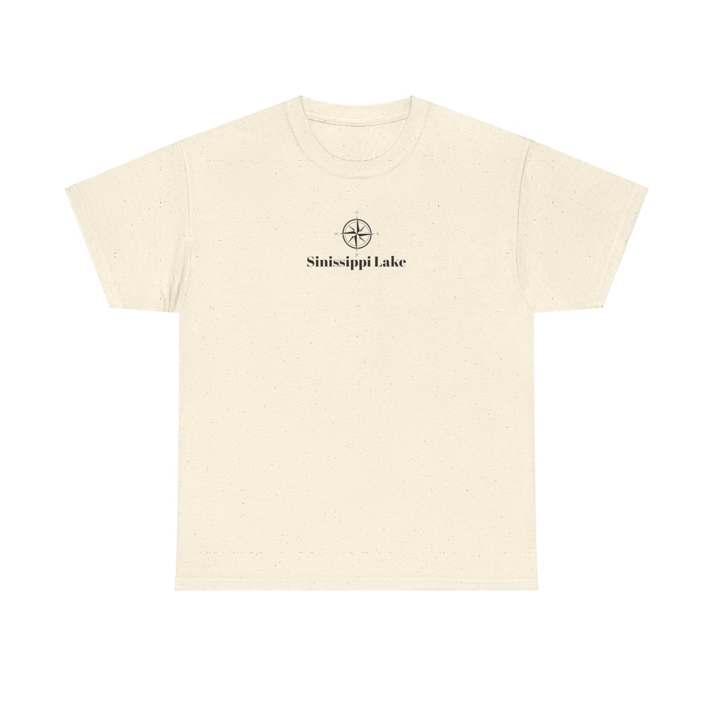 Sinissippi Lake Compass Rose Unisex Heavy Cotton Tee