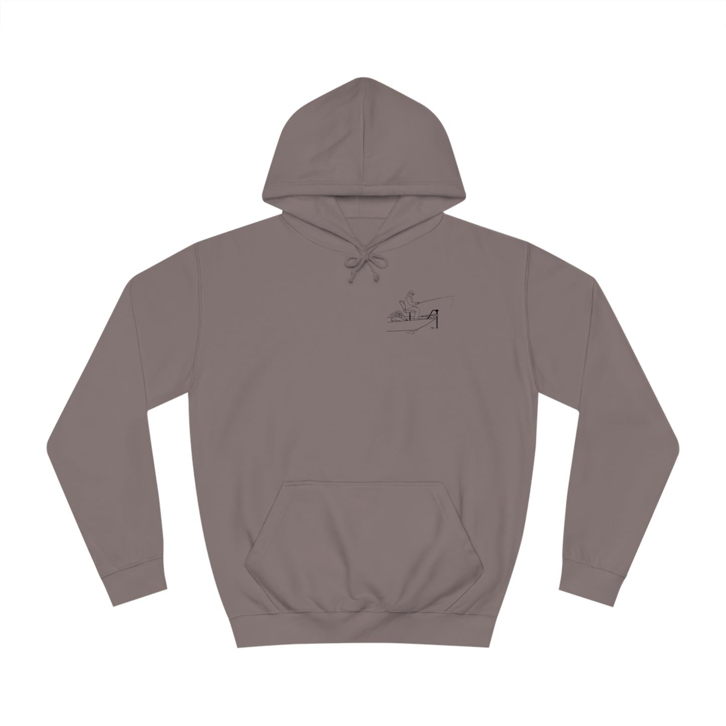 Trolling Motor Fishing Patch - Lac LaBelle Unisex Hoodie Medium Weight