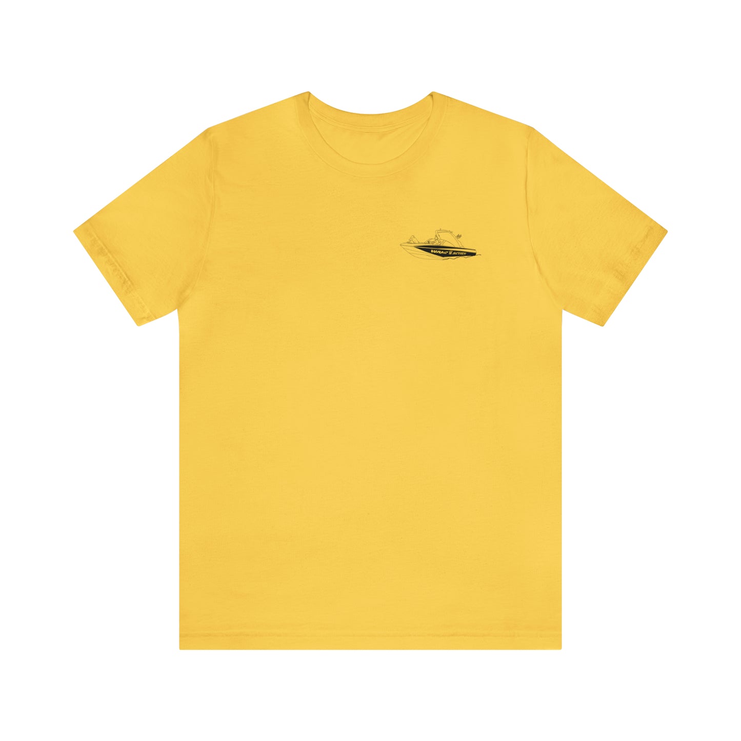 Okauchee Lake, Malibu Wakesetter - Unisex Lightweight Short Sleeve Tee