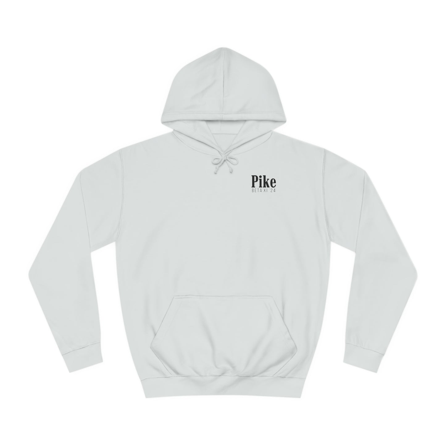 Pike Final Mockup Navy Unisex Hoodie Medium Weight (brown and navy yellow)