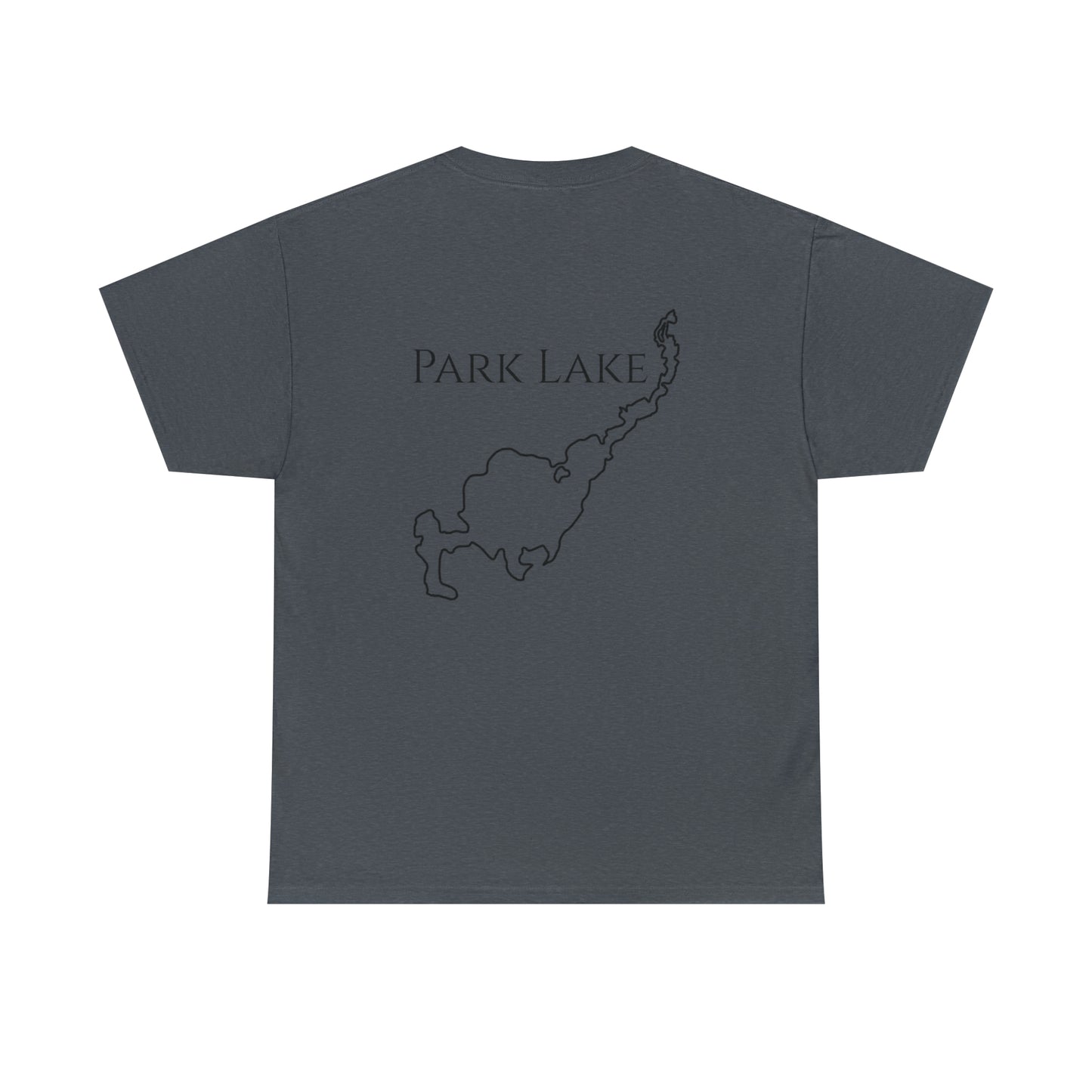 Paddle Board Girl - Park Lake Unisex Heavy Tee Shirt