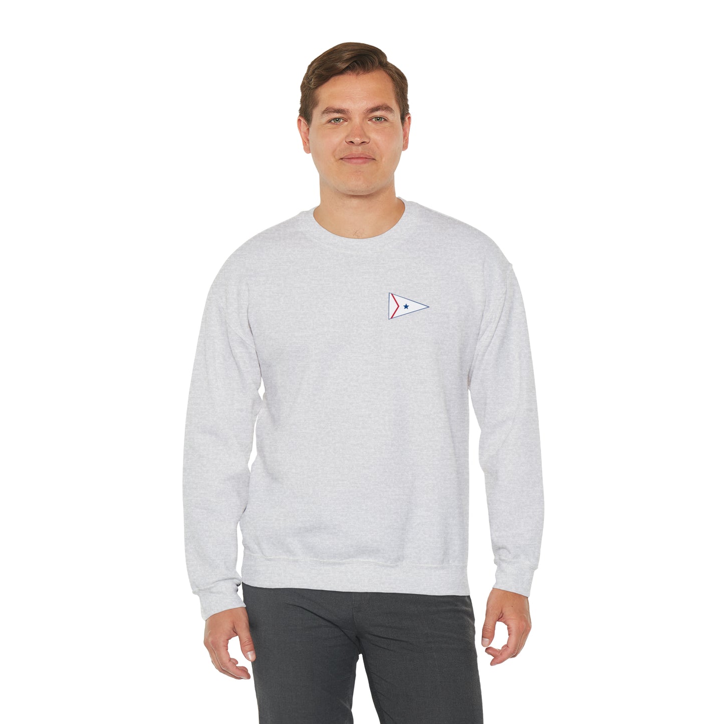 LaBelle Yacht Club Patch Plain Unisex Crewneck Sweatshirt Heavy Blend™