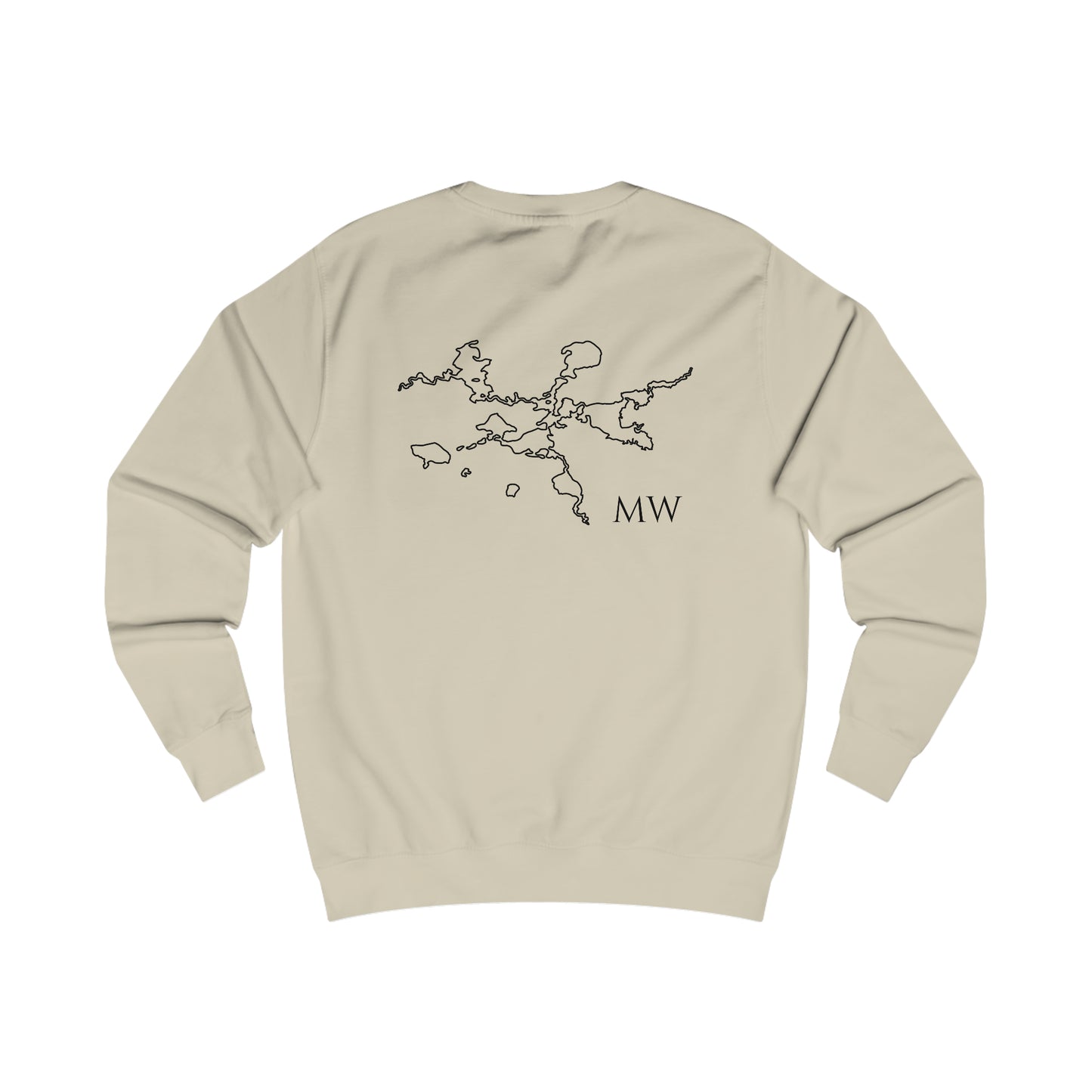 Manitowish Waters Kayak Girl - Men's Sweatshirt
