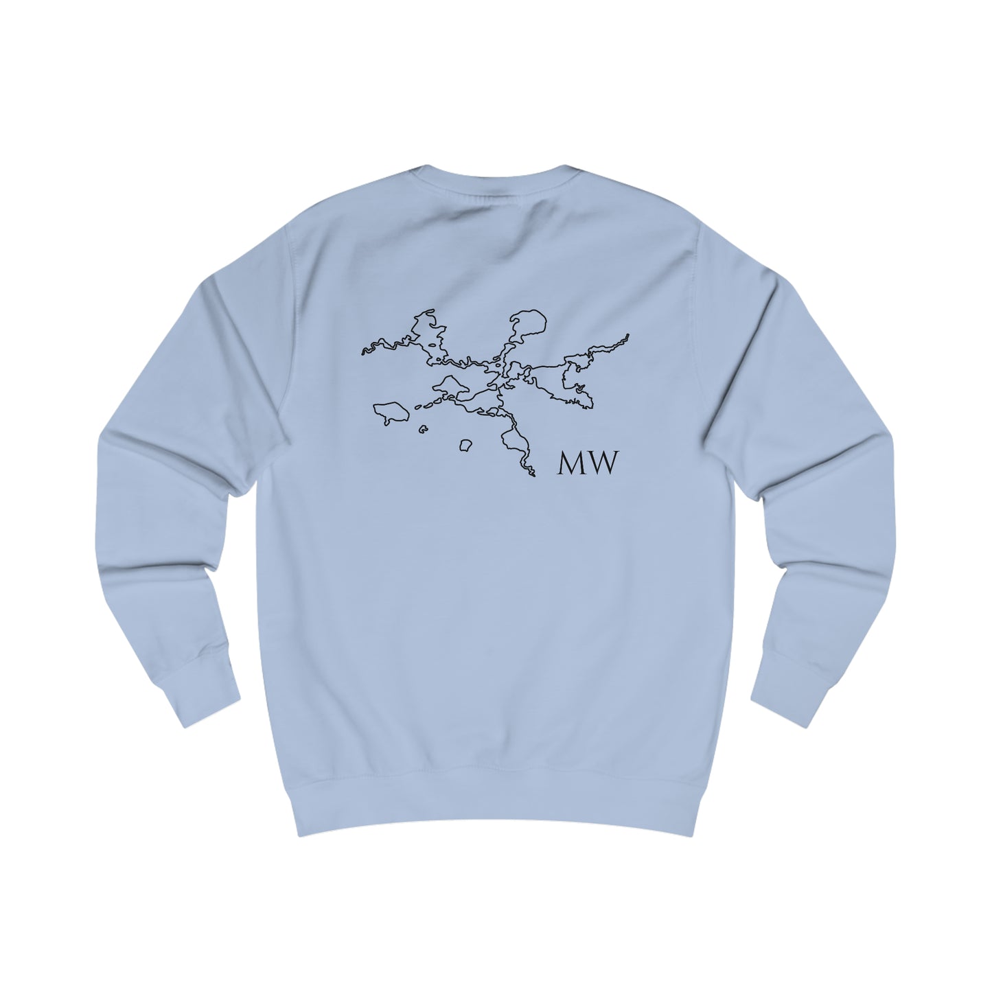 Manitowish Waters Kayak Girl - Men's Sweatshirt