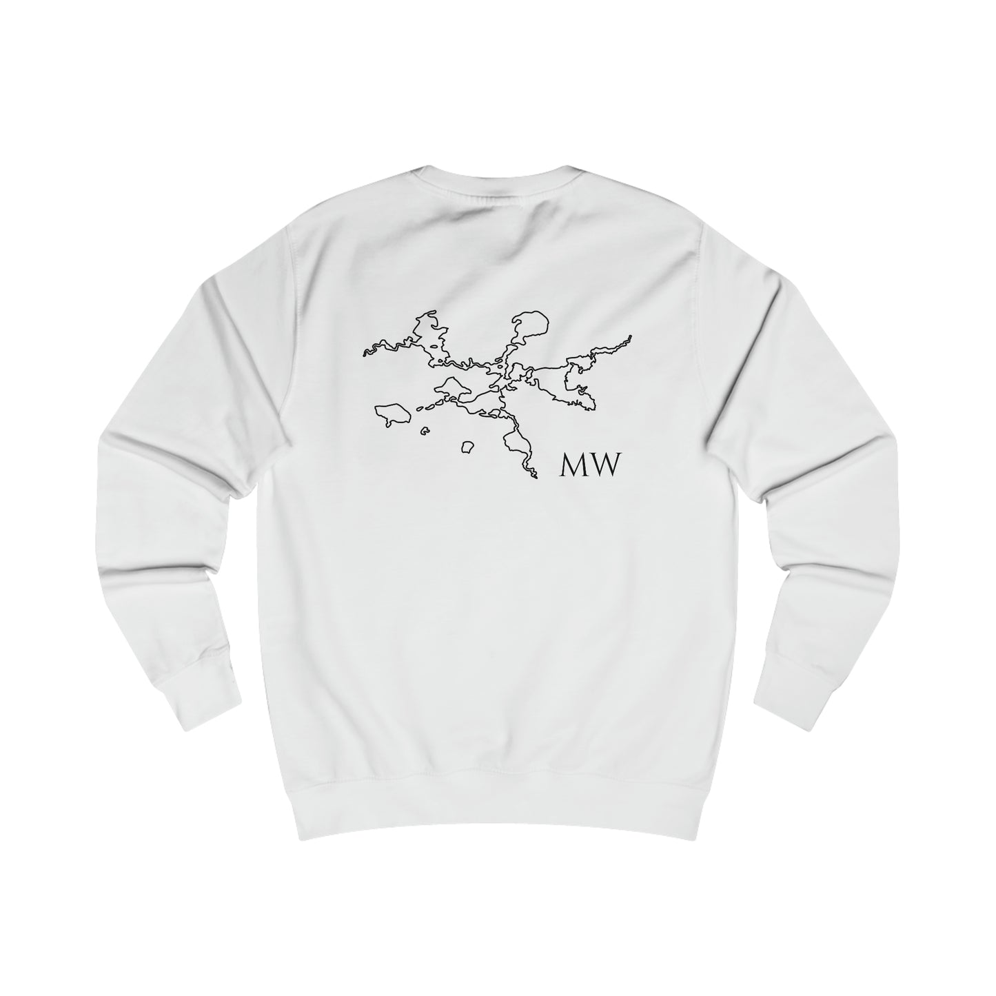 Manitowish Waters Kayak Girl - Men's Sweatshirt