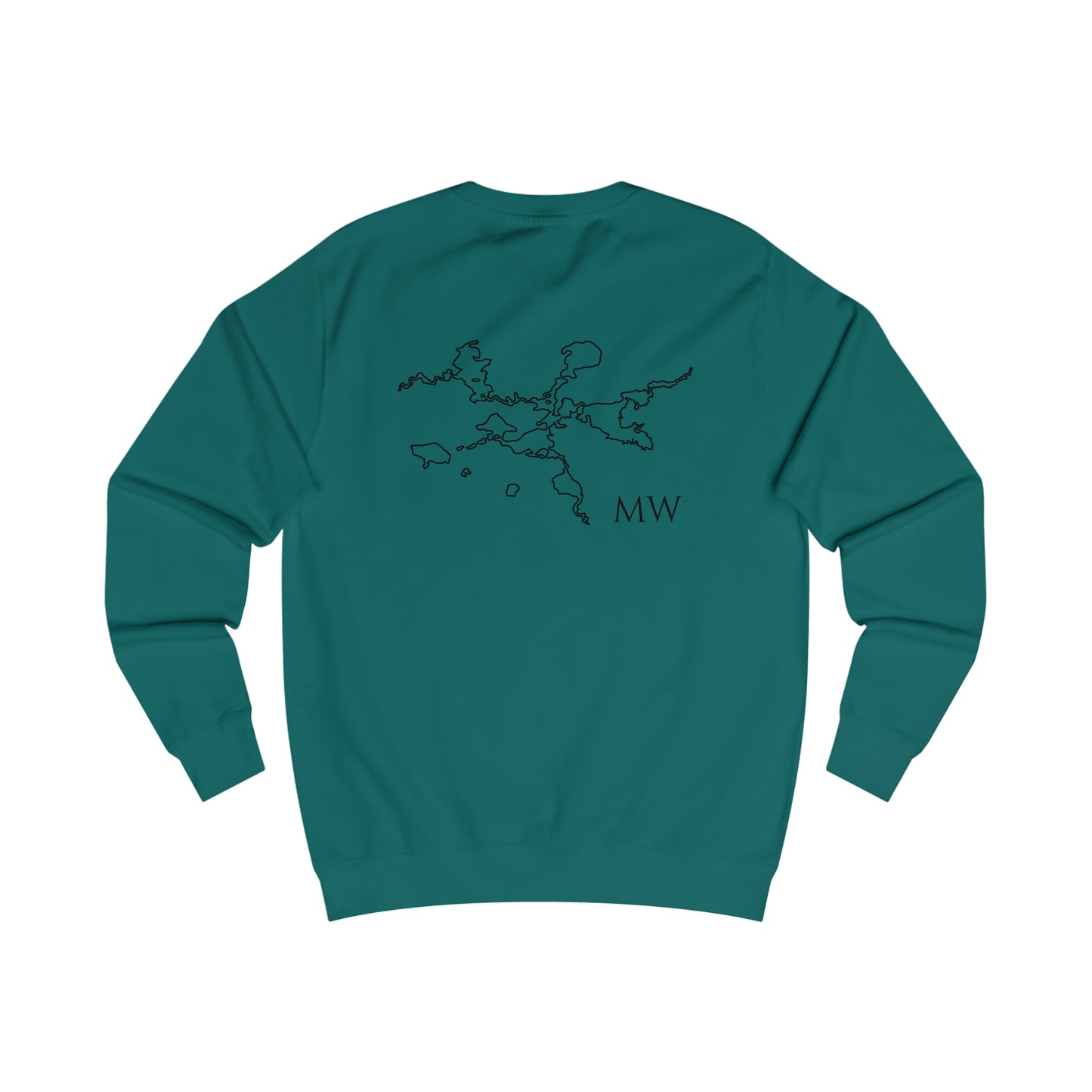 Manitowish Waters Kayak Girl - Men's Sweatshirt