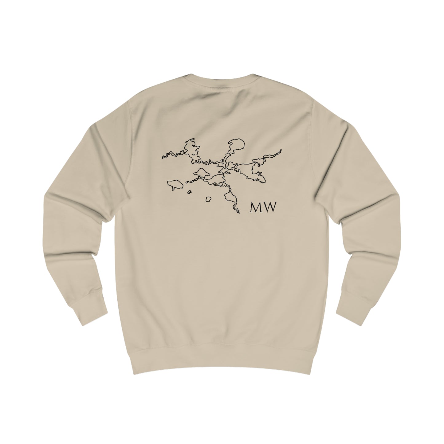 Manitowish Waters Kayak Girl - Men's Sweatshirt