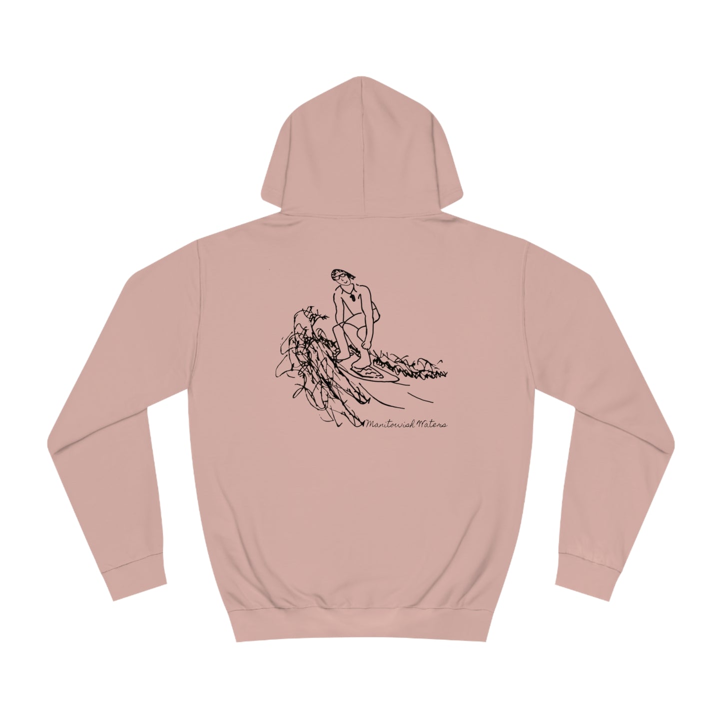 Manitowish Waters Surf Sketch - Lac LaBelle Unisex Hoodie Medium Weight