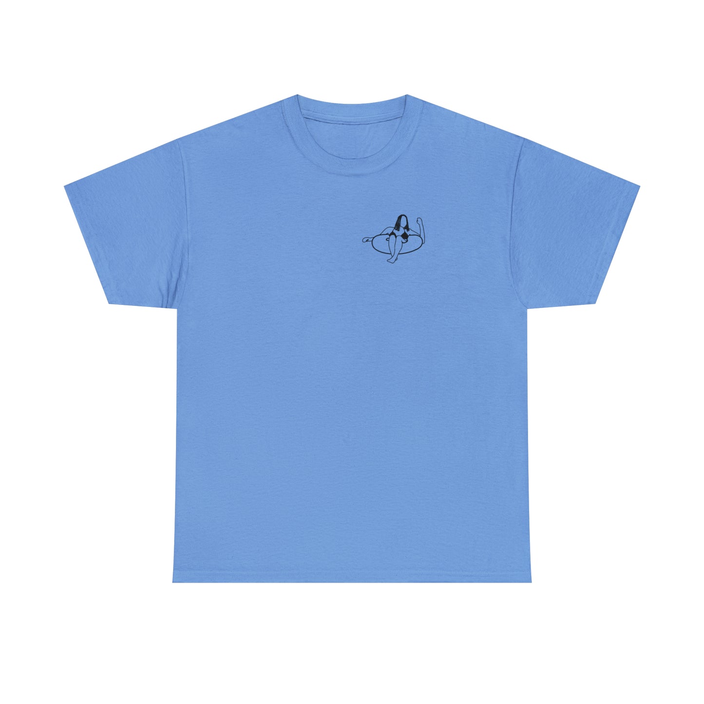 Eagle River Inner Tube Girl - Unisex Heavy Tee Shirt