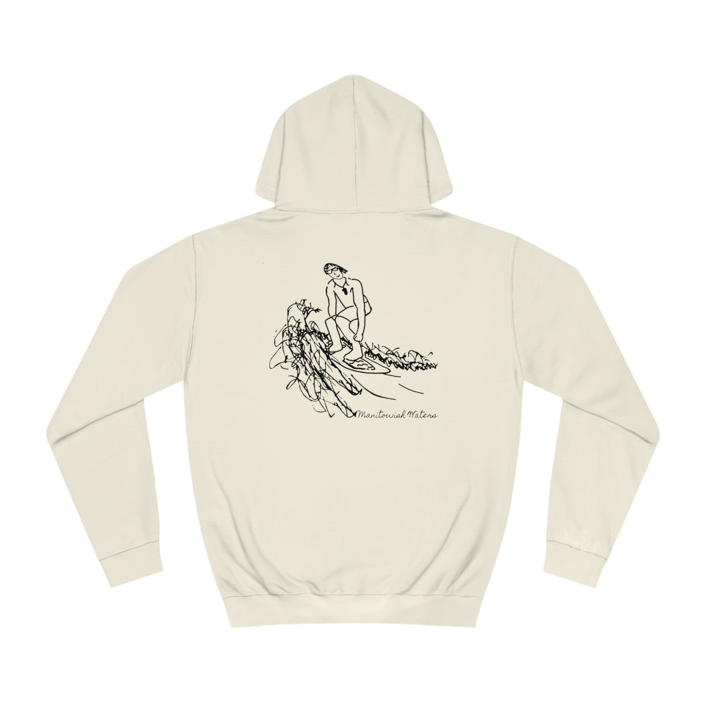 Manitowish Waters Surf Sketch - Lac LaBelle Unisex Hoodie Medium Weight