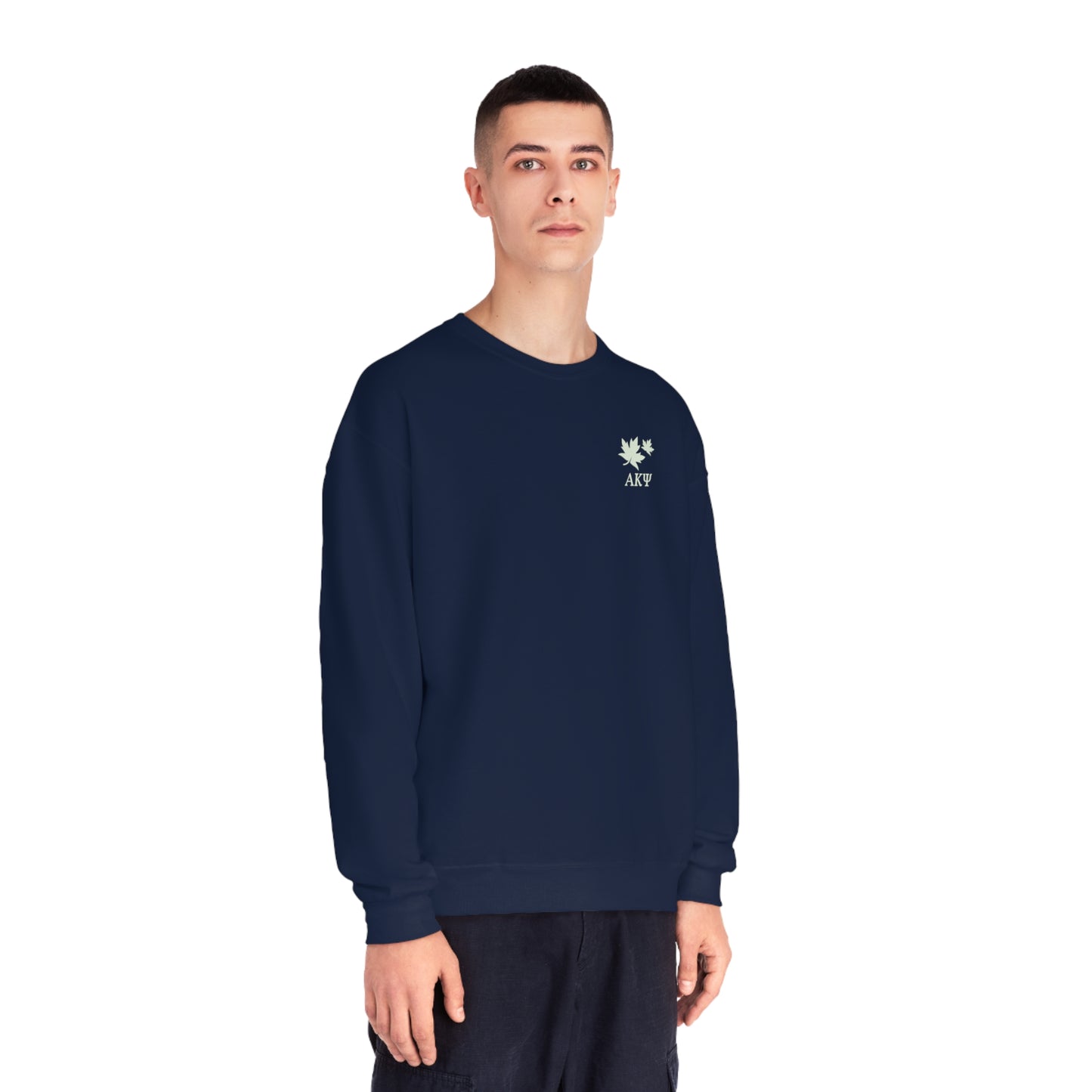 Fall 22 AkPsi With Leaf - Unisex NuBlend® Crewneck Sweatshirt