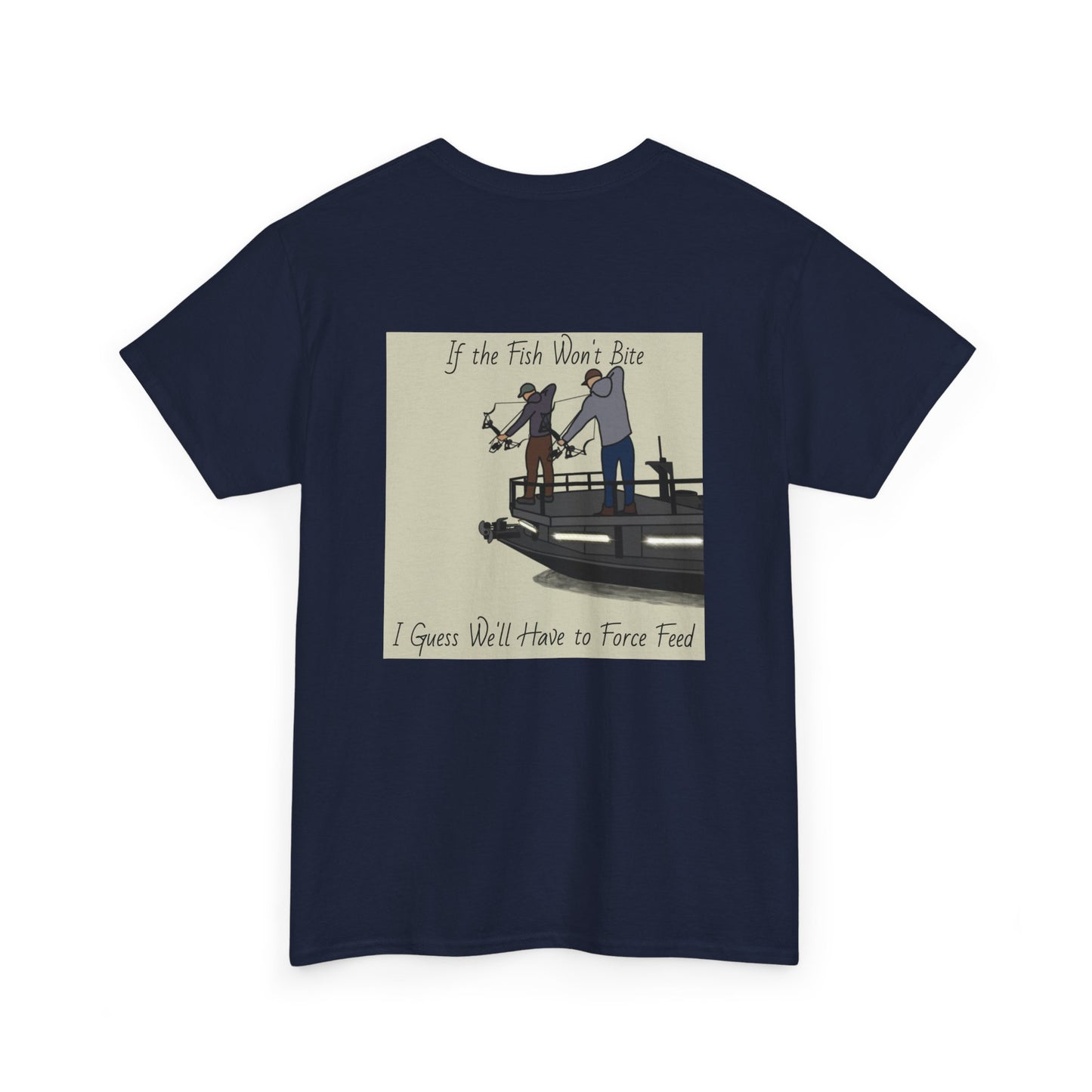 Bow fishing and MW Model - Unisex Heavy Tee Shirt