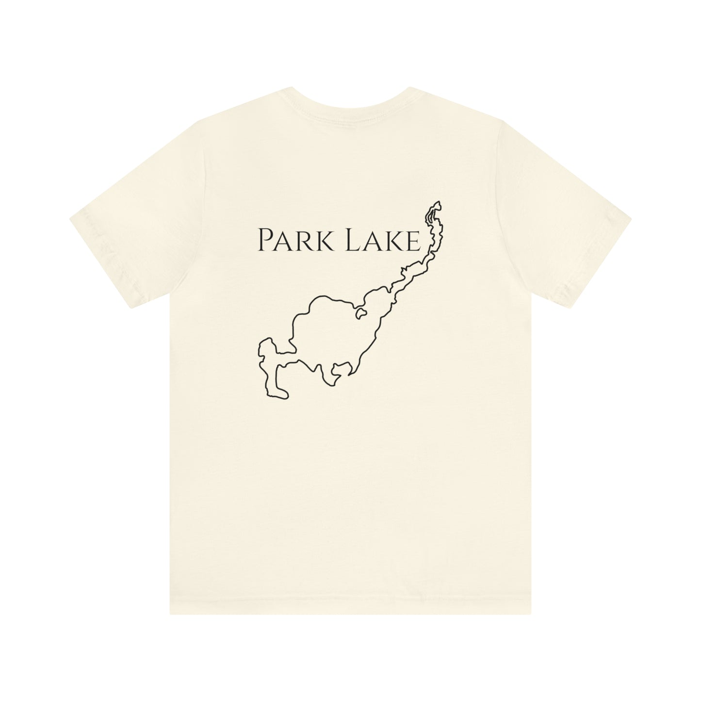 Kayak Man - Park Lake Unisex Lightweight Short Sleeve Tee