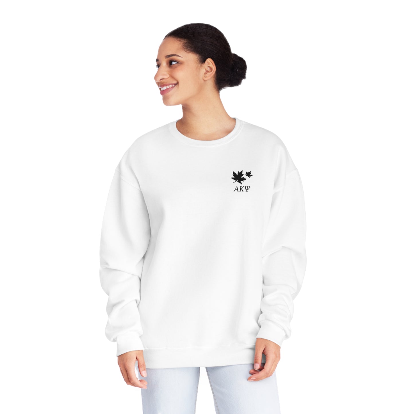 Fall 22 AkPsi With Leaf - Unisex NuBlend® Crewneck Sweatshirt