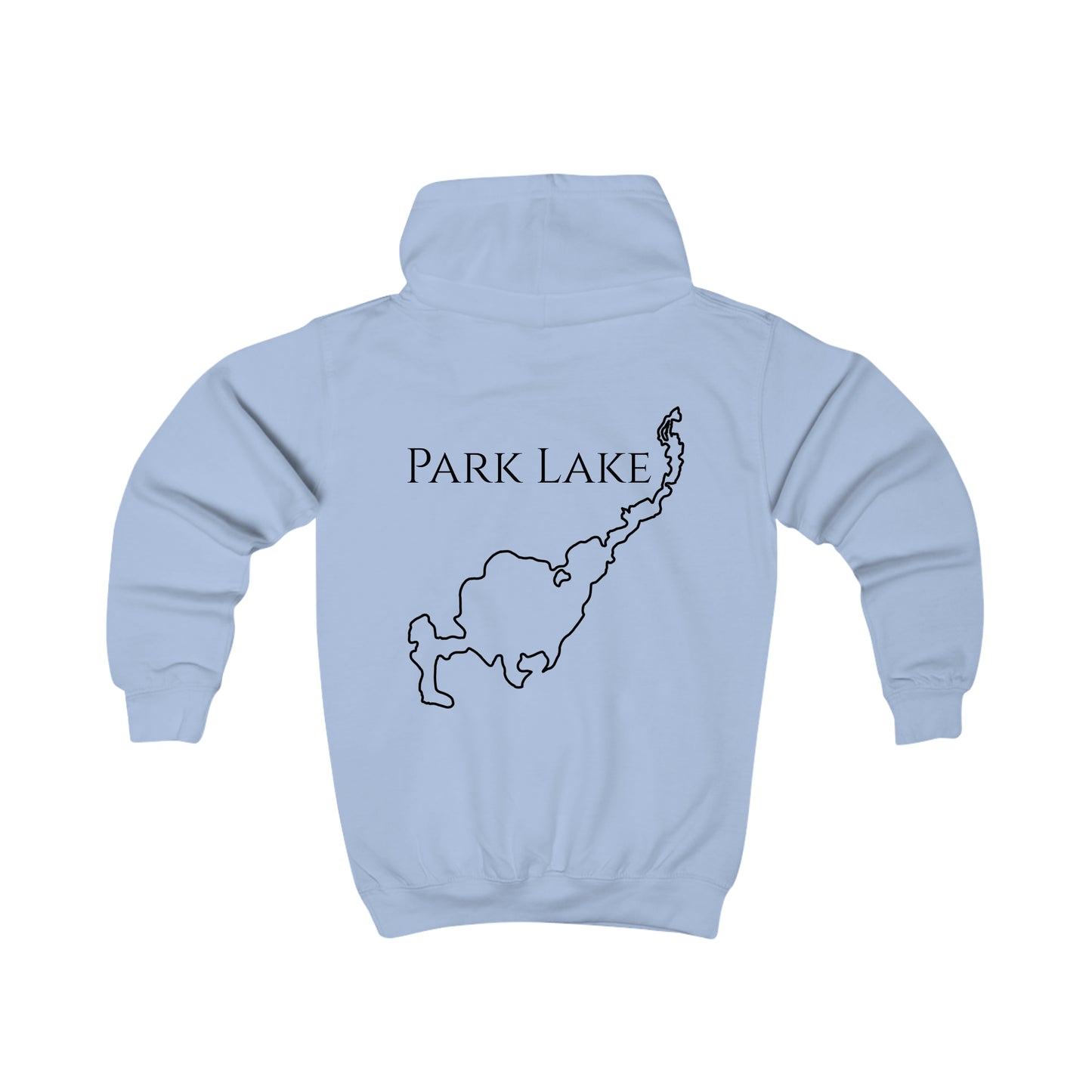 Tubing Kids Front Patch - Park Lake Kids Hoodie