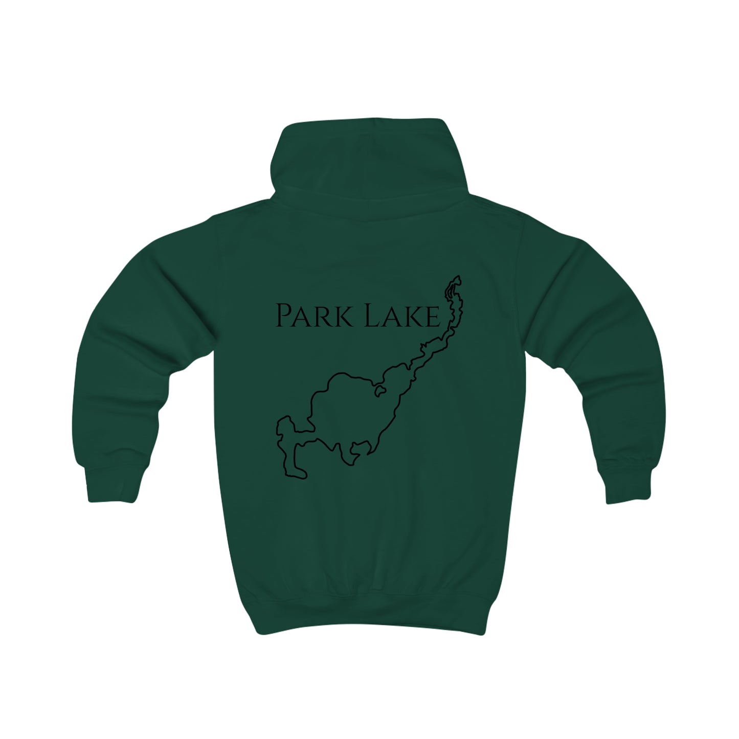 Tubing Kids Front Patch - Park Lake Kids Hoodie
