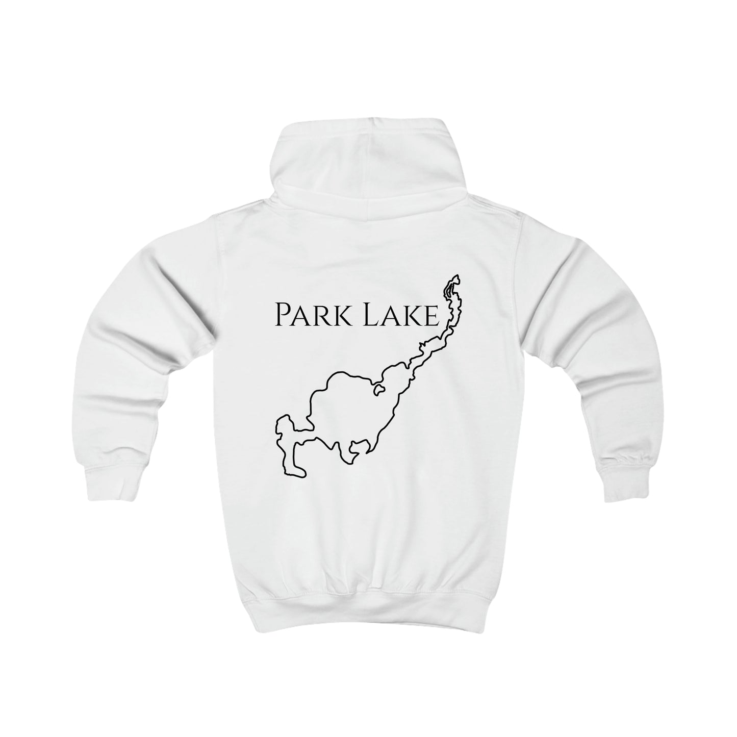 Tubing Kids Front Patch - Park Lake Kids Hoodie