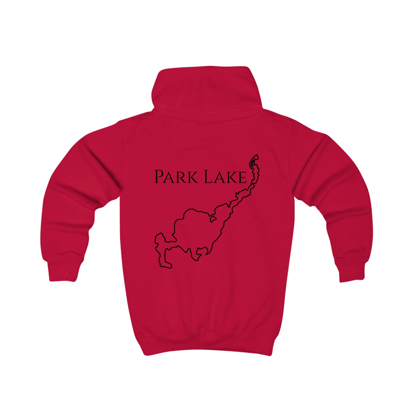 Tubing Kids Front Patch - Park Lake Kids Hoodie