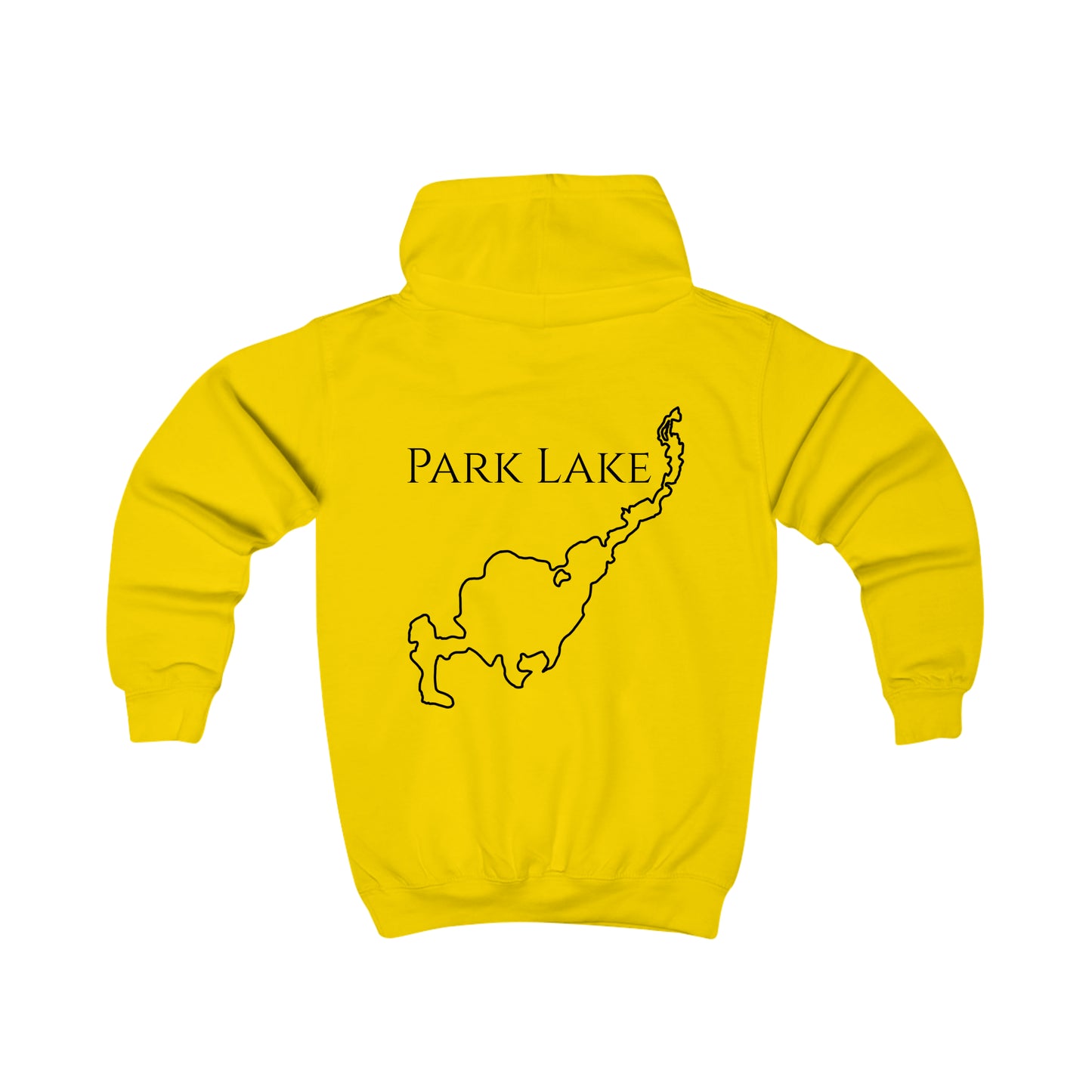 Tubing Kids Front Patch - Park Lake Kids Hoodie