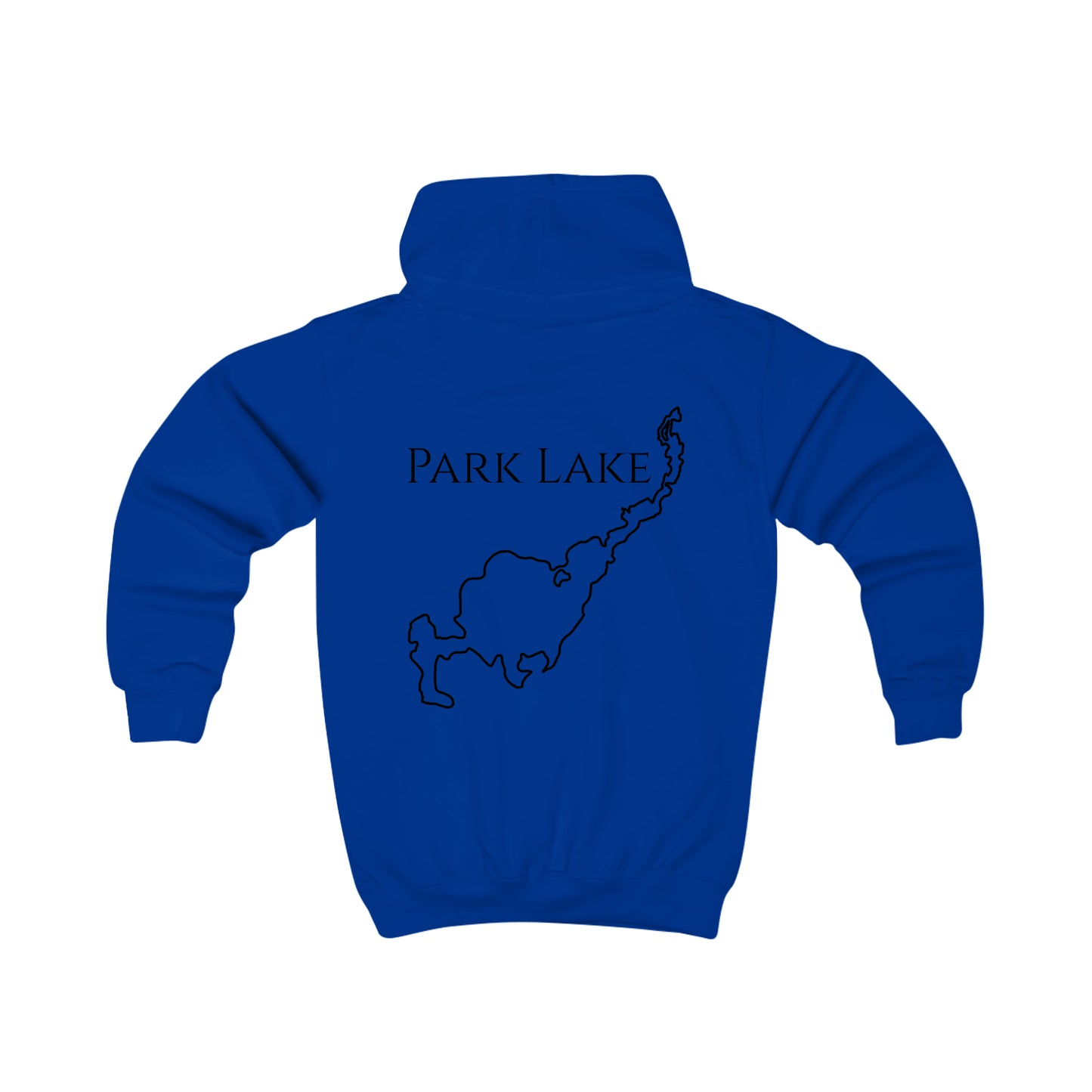 Tubing Kids Front Patch - Park Lake Kids Hoodie