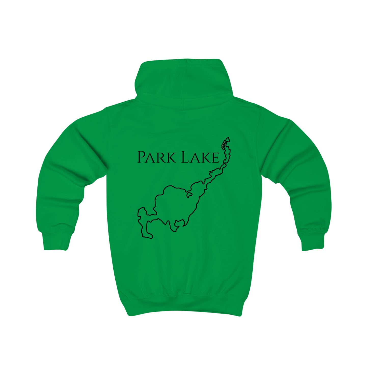 Tubing Kids Front Patch - Park Lake Kids Hoodie