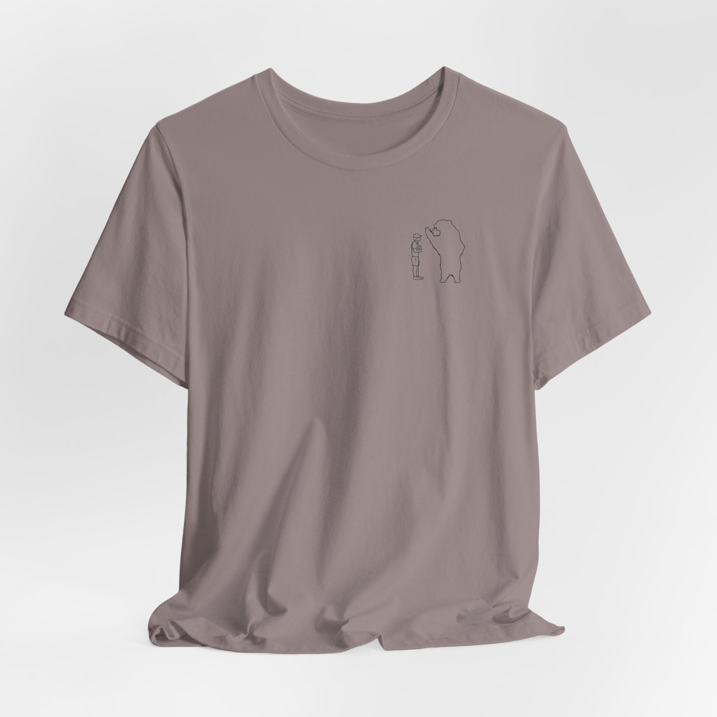 Papa Bear Yellowstone National Park Unisex Lightweight Short Sleeve Tee