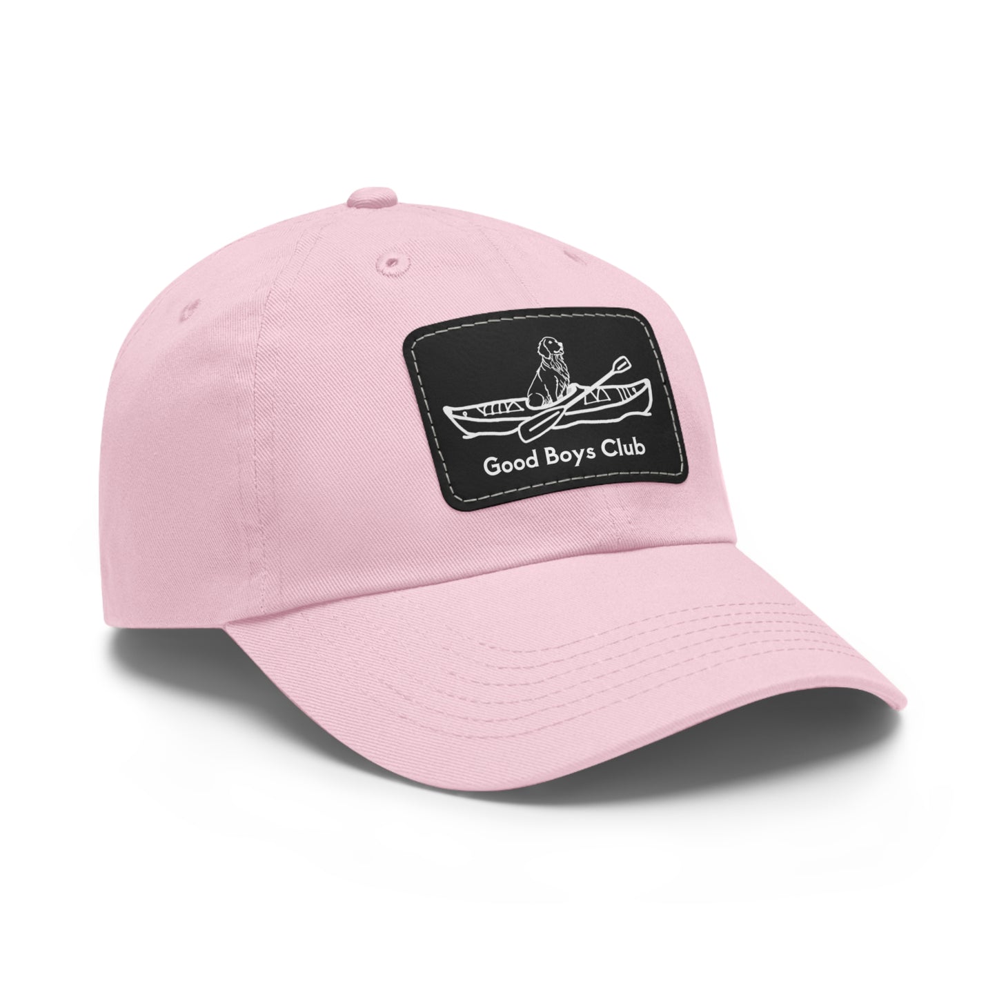 Good Boys Club Golden Retriever Kayak Dog - Hat with Leather Patch