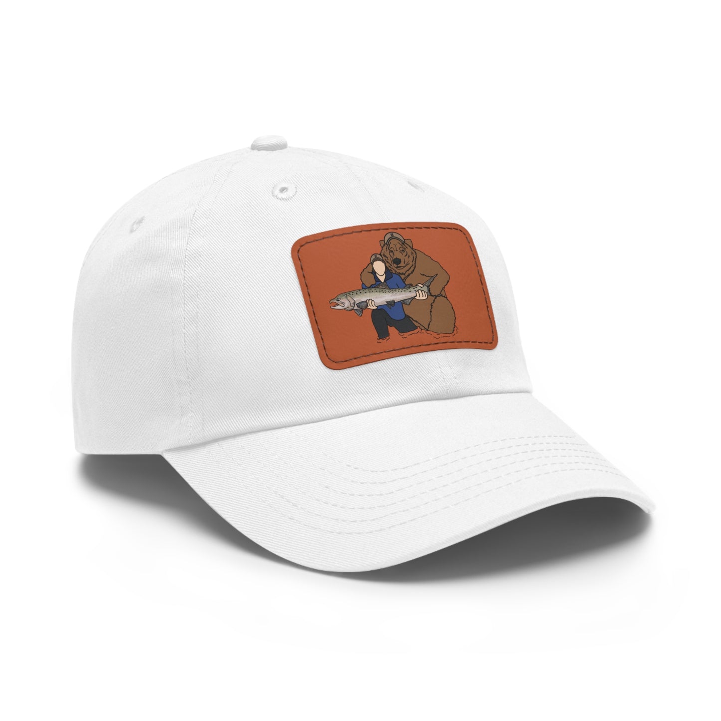 Papa Bear Plain - Hat with Leather Patch