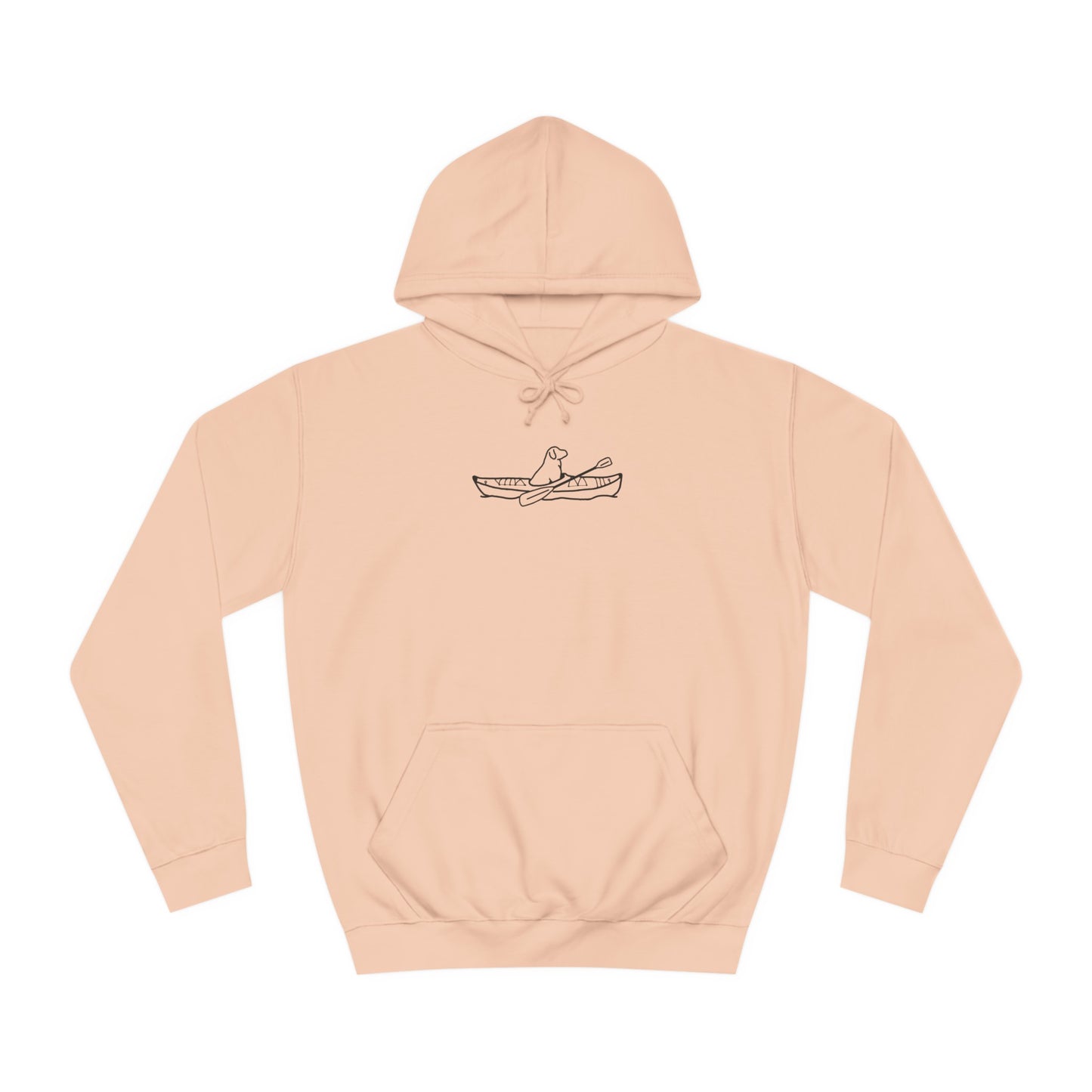 Kayak Dog - Lab Plain - Unisex Medium Weight Hoodie